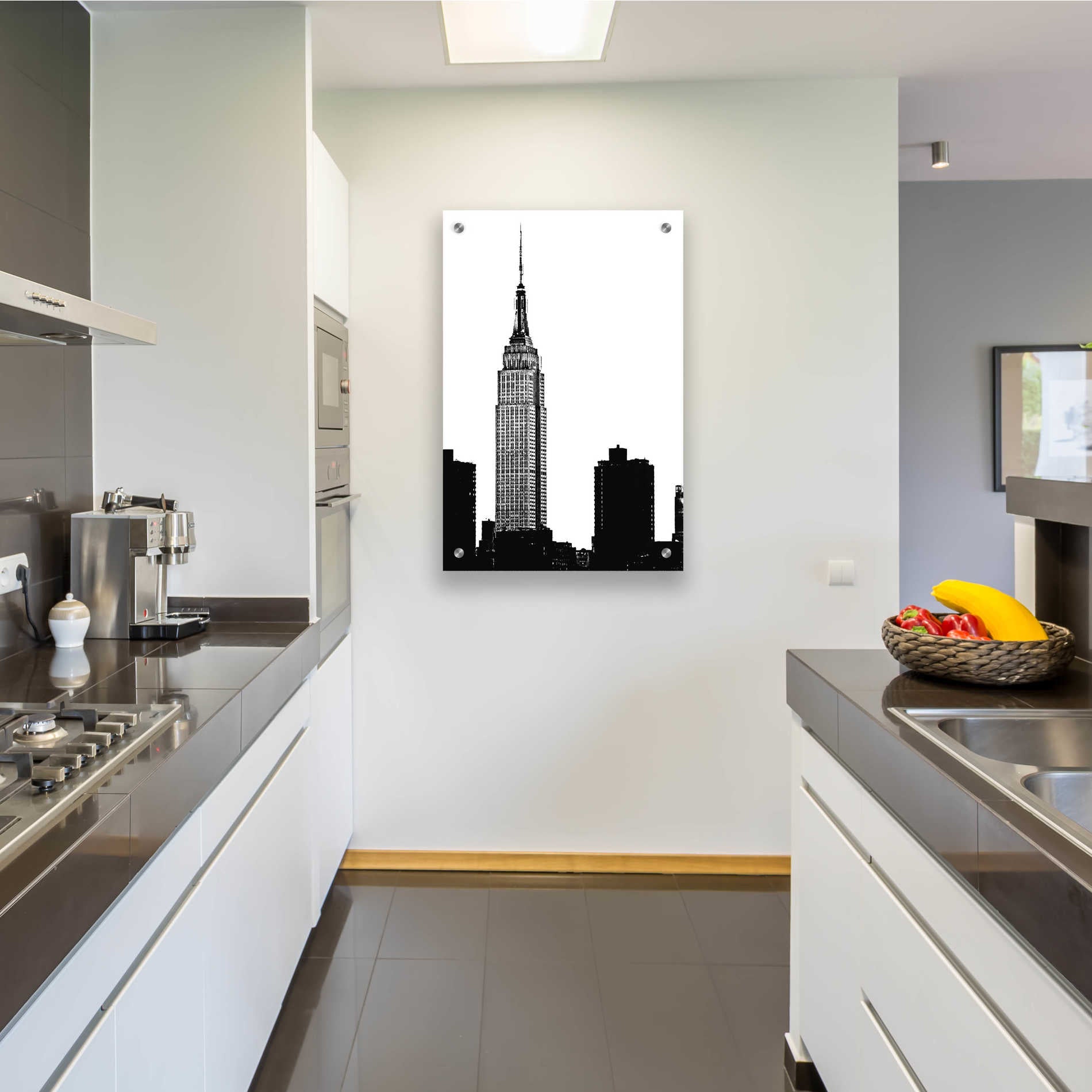 Epic Art 'NYC Skyline I' by Jeff Pica, Acrylic Glass Wall Art,24x36