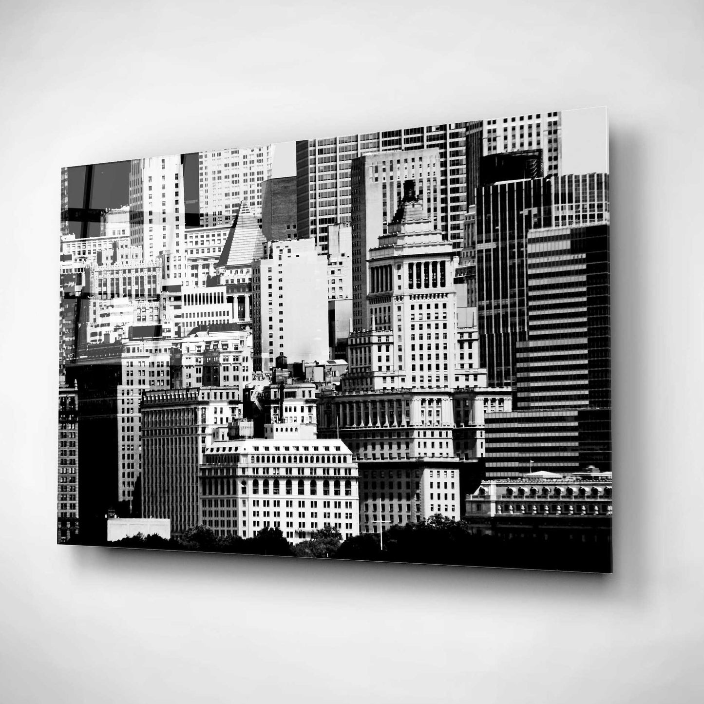 Epic Art 'NYC Skyline IX' by Jeff Pica, Acrylic Glass Wall Art,16x12
