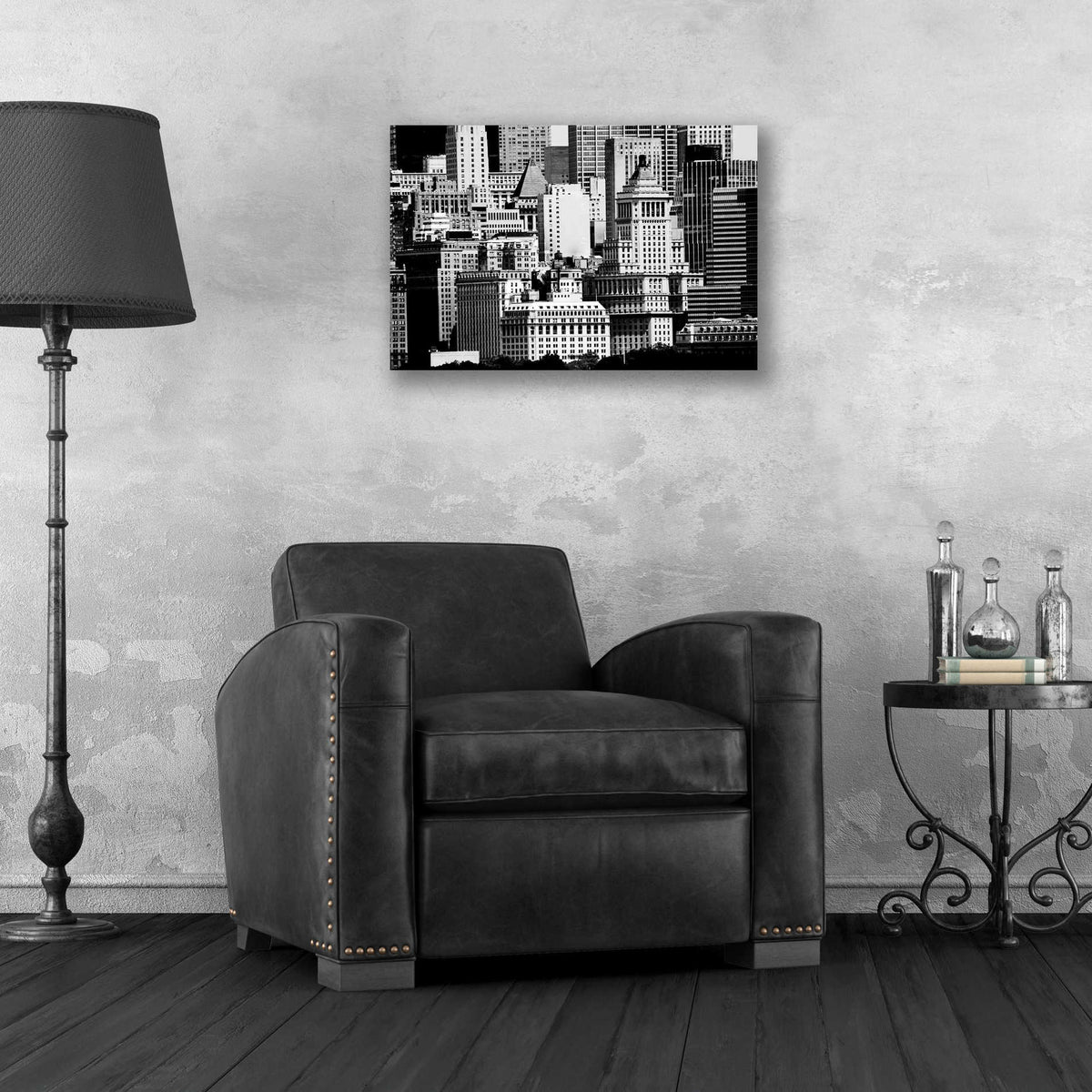 Epic Art 'NYC Skyline IX' by Jeff Pica, Acrylic Glass Wall Art,24x16