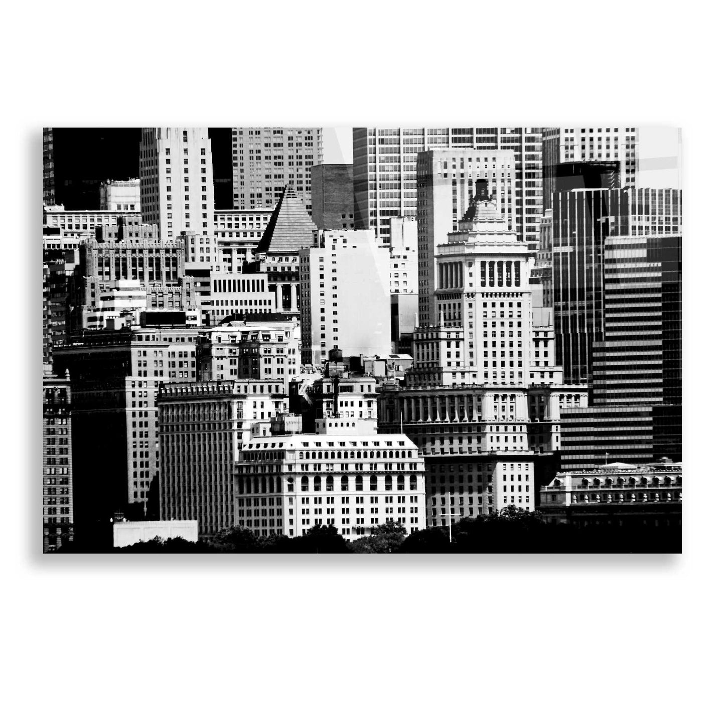Epic Art 'NYC Skyline IX' by Jeff Pica, Acrylic Glass Wall Art,24x16