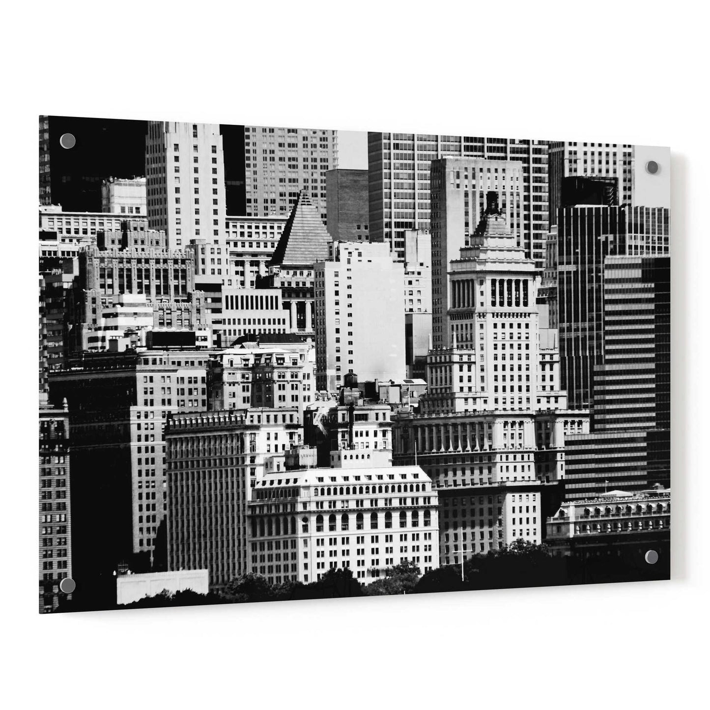 Epic Art 'NYC Skyline IX' by Jeff Pica, Acrylic Glass Wall Art,36x24