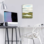 Epic Art 'Marsh Landscapes II' by Naomi McCavitt, Acrylic Glass Wall Art,12x16