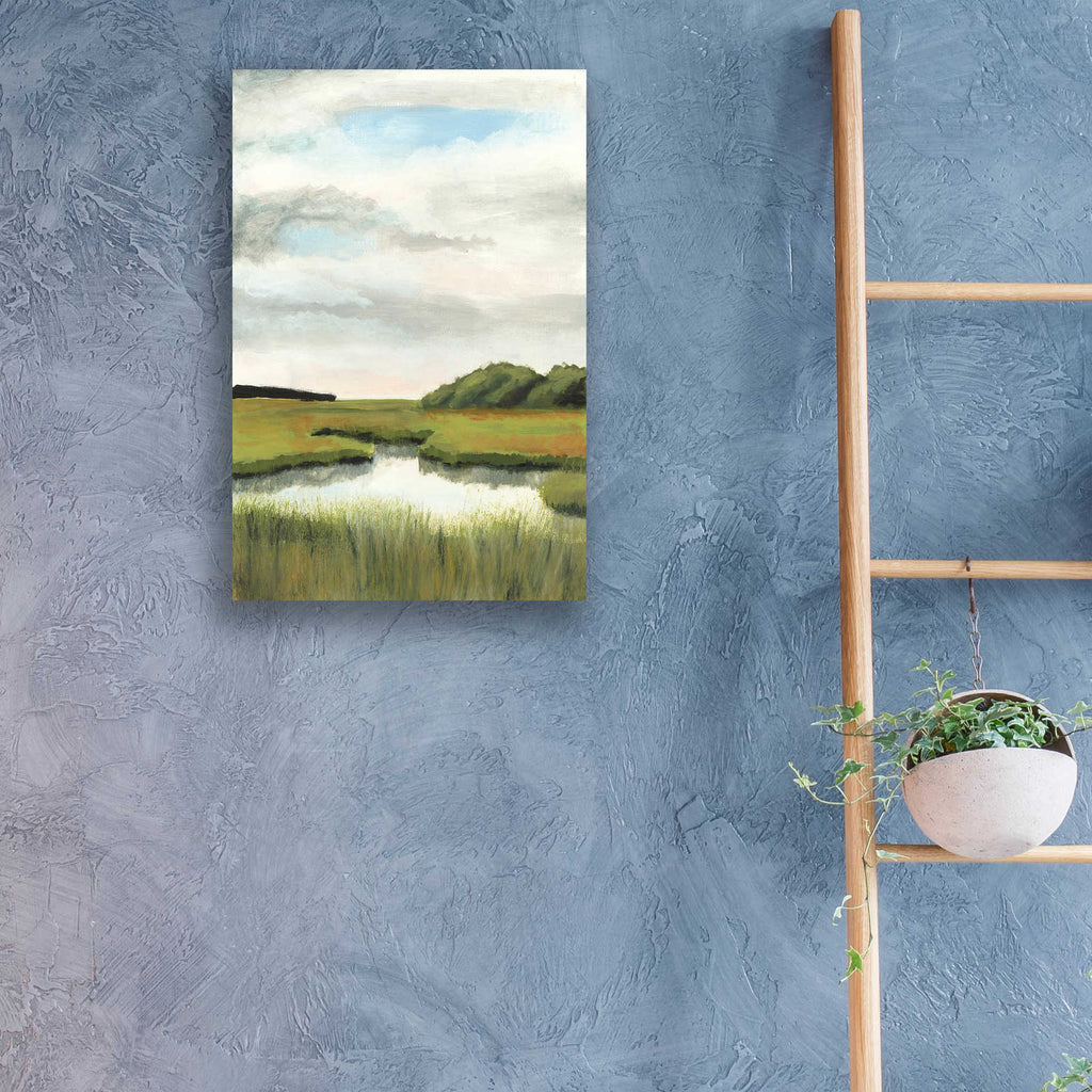 Epic Art 'Marsh Landscapes II' by Naomi McCavitt, Acrylic Glass Wall Art,16x24