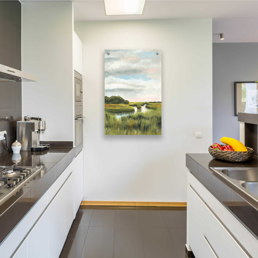 Epic Art 'Marsh Landscapes I' by Naomi McCavitt, Acrylic Glass Wall Art,24x36