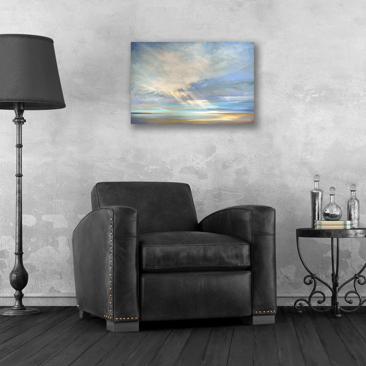 Epic Art 'Heavenly Light II' by Sheila Finch, Acrylic Glass Wall Art,24x16