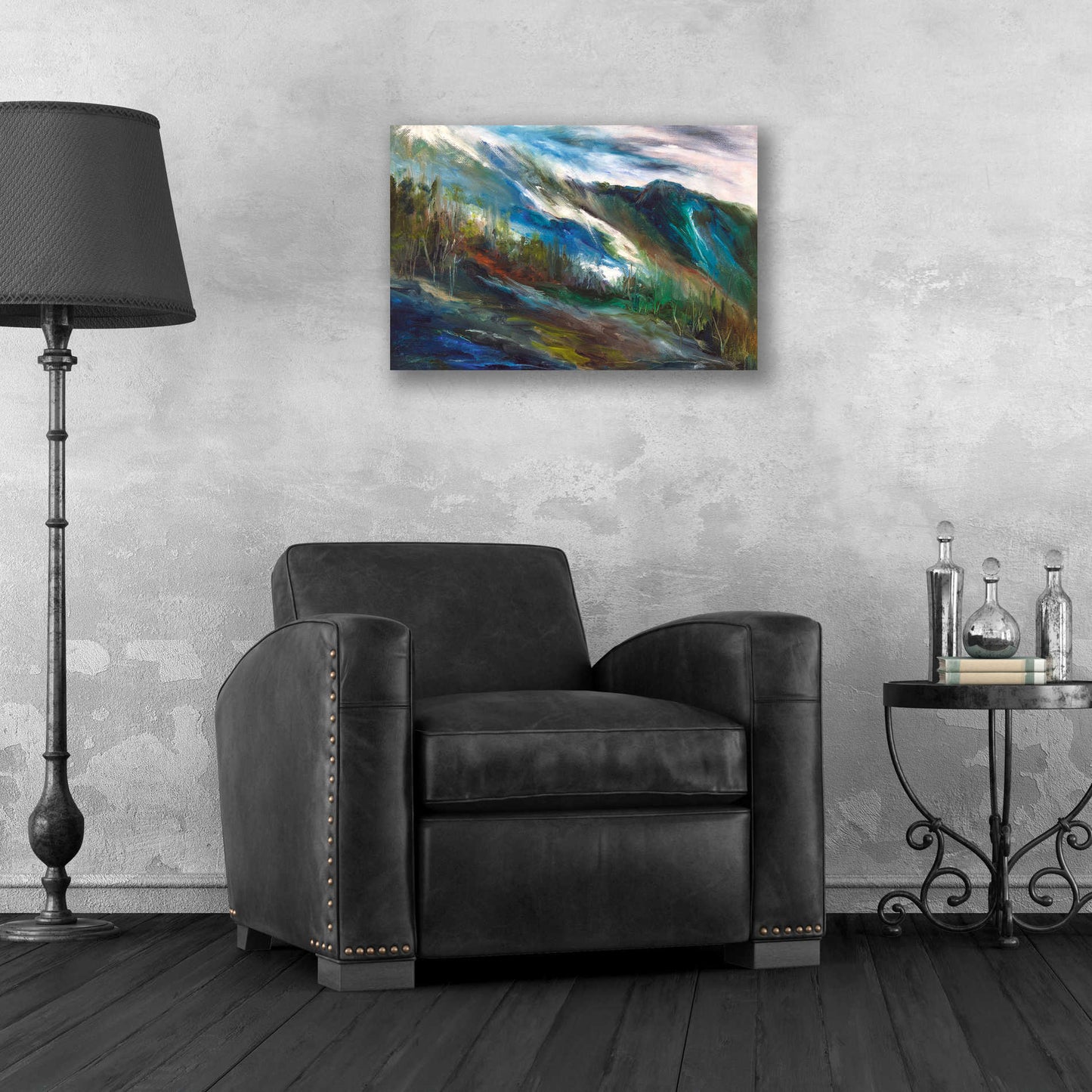 Epic Art 'Sierra Storm' by Sheila Finch, Acrylic Glass Wall Art,24x16