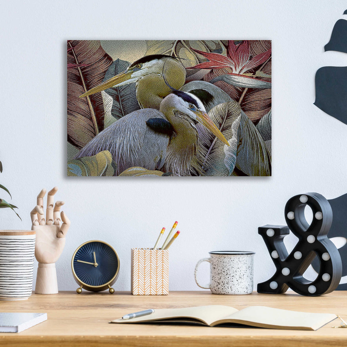 Epic Art 'Two to Tango' by Steve Hunziker, Acrylic Glass Wall Art,16x12