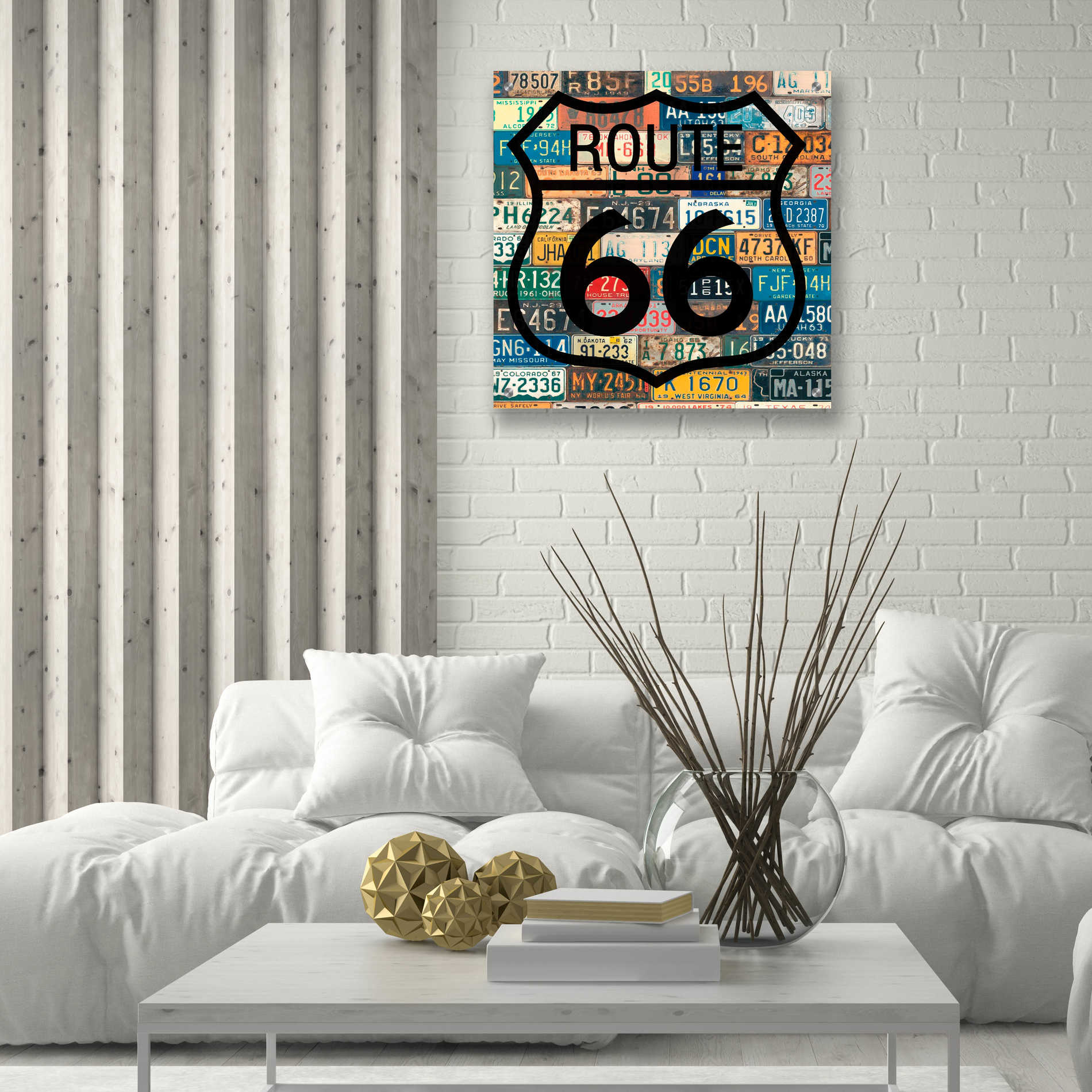 Epic Art 'Garage Sign V' by Studio W, Acrylic Glass Wall Art,24x24