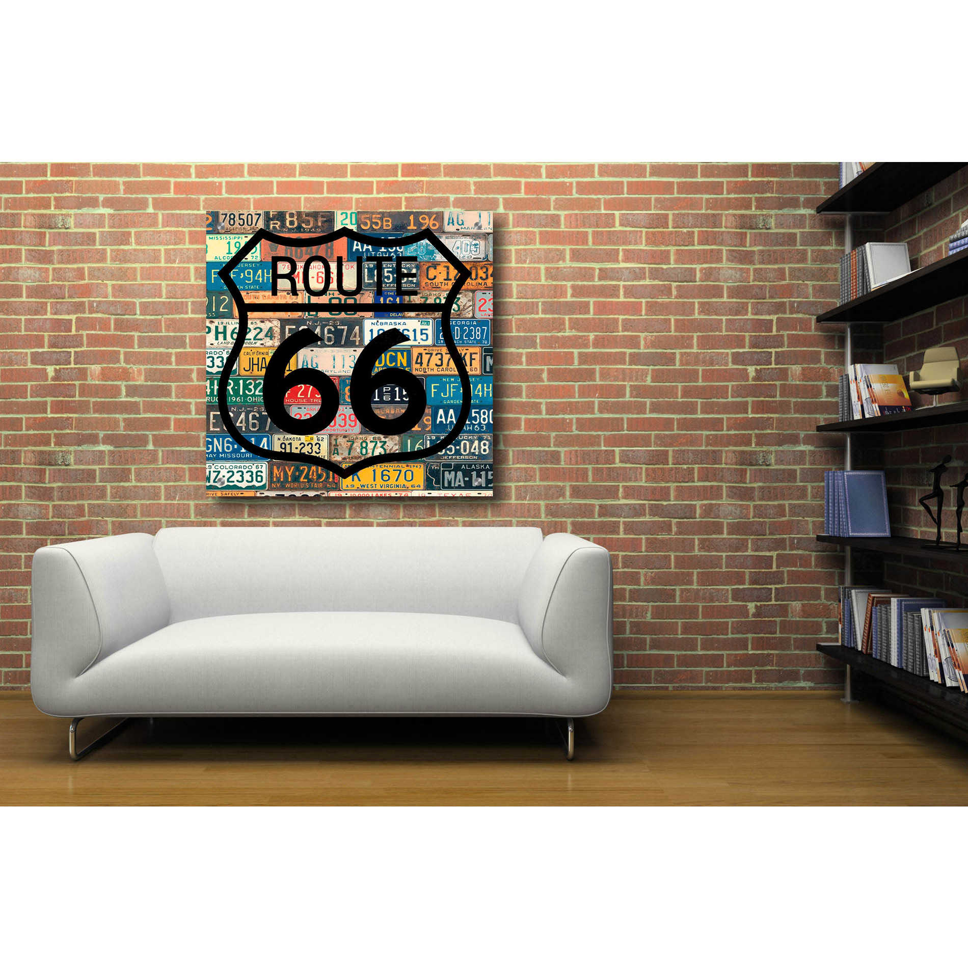 Epic Art 'Garage Sign V' by Studio W, Acrylic Glass Wall Art,36x36