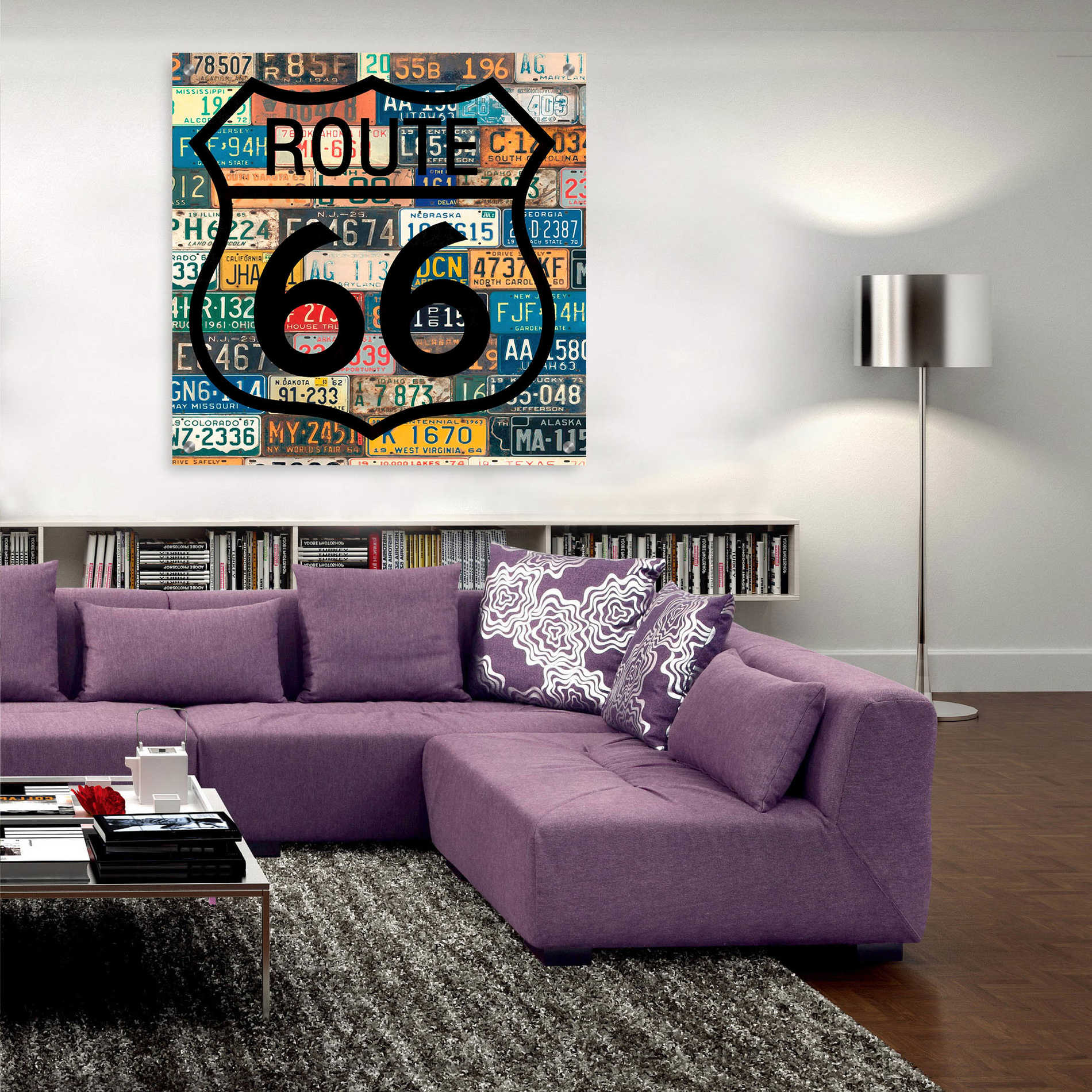 Epic Art 'Garage Sign V' by Studio W, Acrylic Glass Wall Art,36x36
