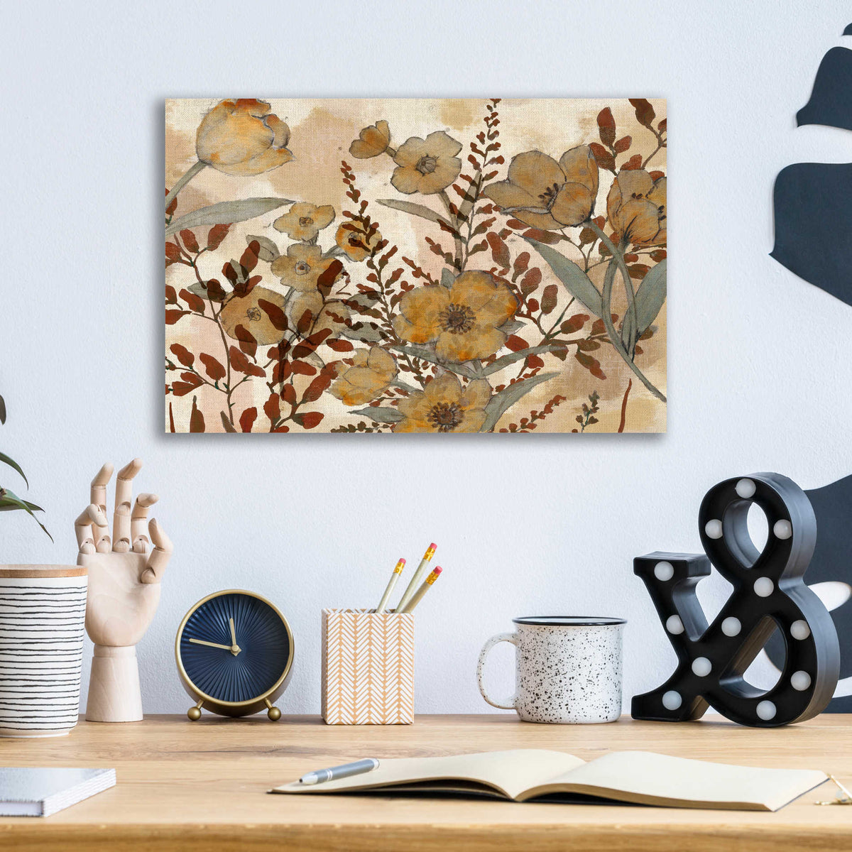 Epic Art 'Sienna Arrangement I' by Studio W, Acrylic Glass Wall Art,16x12