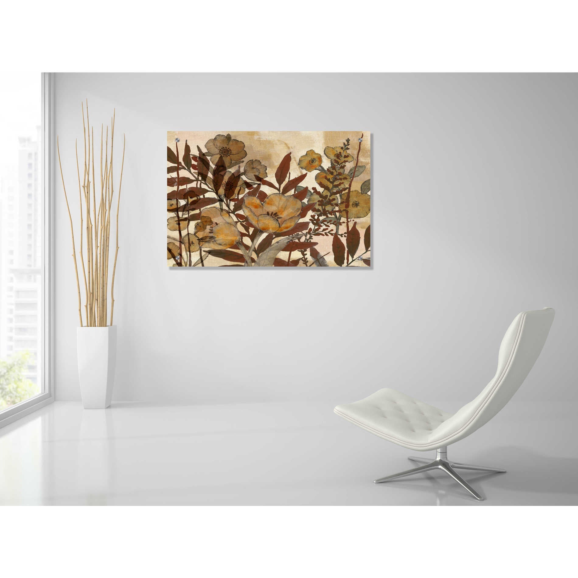 Epic Art 'Sienna Arrangement III' by Studio W, Acrylic Glass Wall Art,36x24
