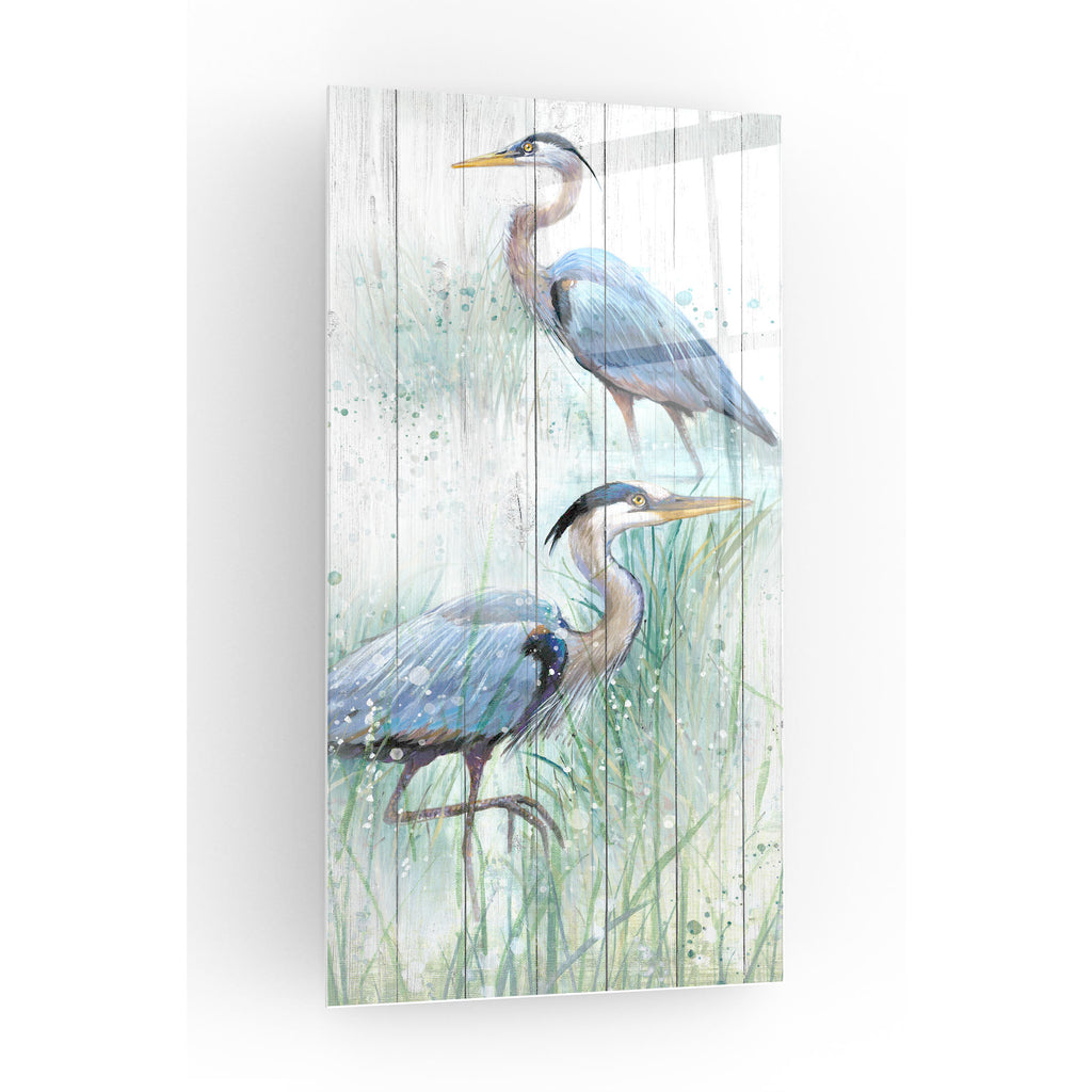 Epic Art 'Seaside Heron Pair I' by Studio W, Acrylic Glass Wall Art