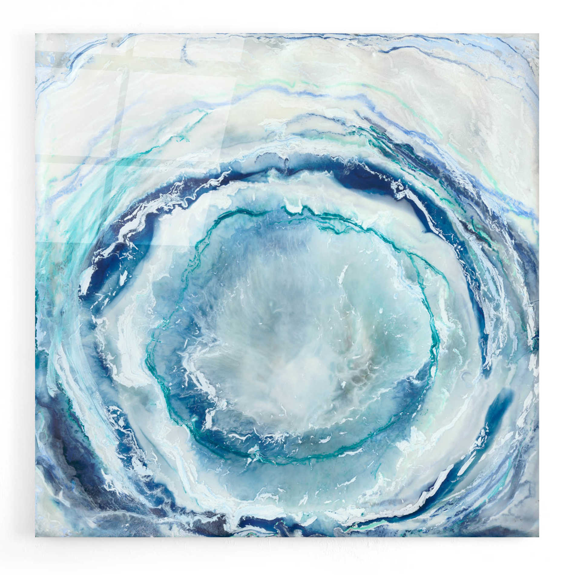 Epic Art 'Ocean Eye I' by Renee W Stramel, Acrylic Glass Wall Art,12x12