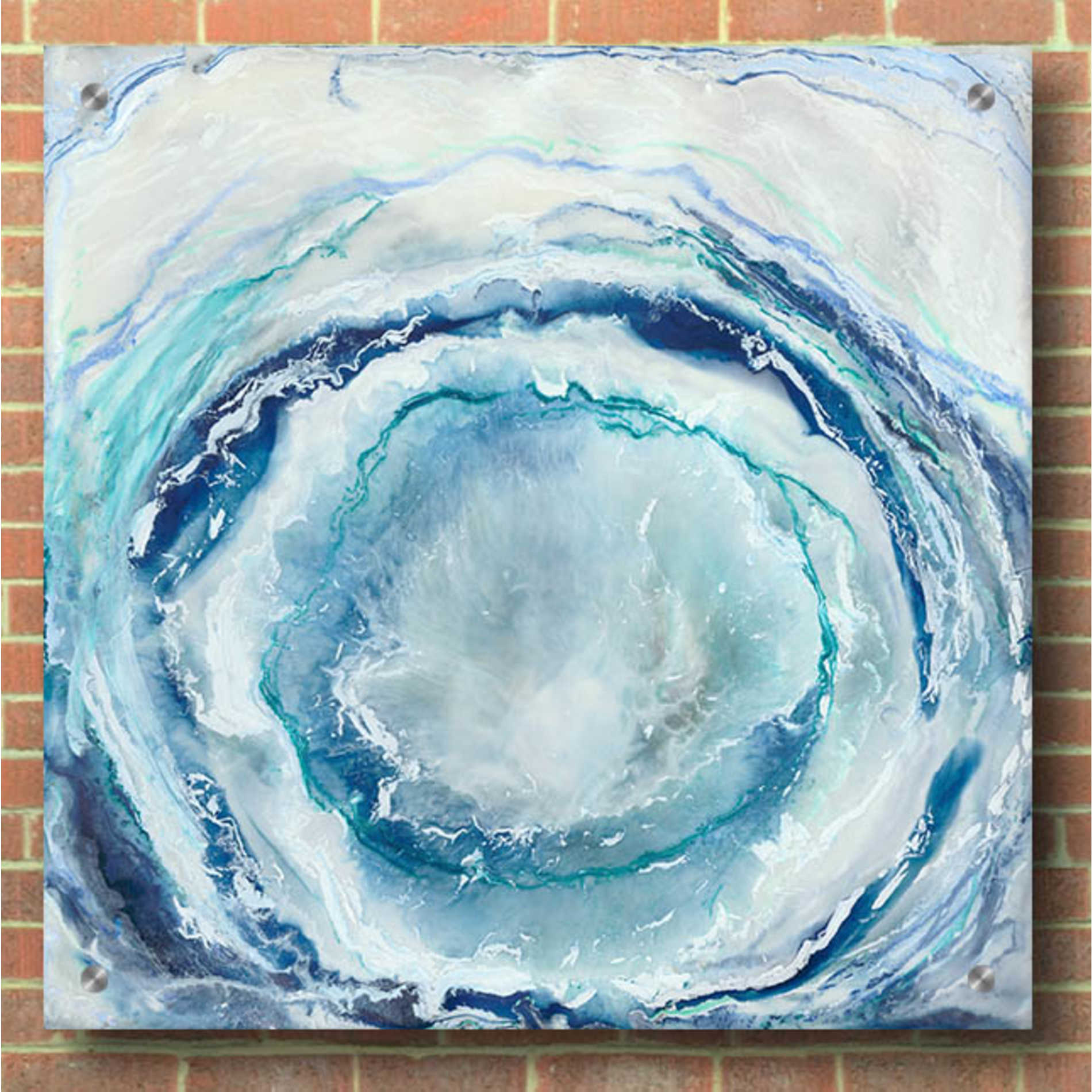 Epic Art 'Ocean Eye I' by Renee W Stramel, Acrylic Glass Wall Art,36x36