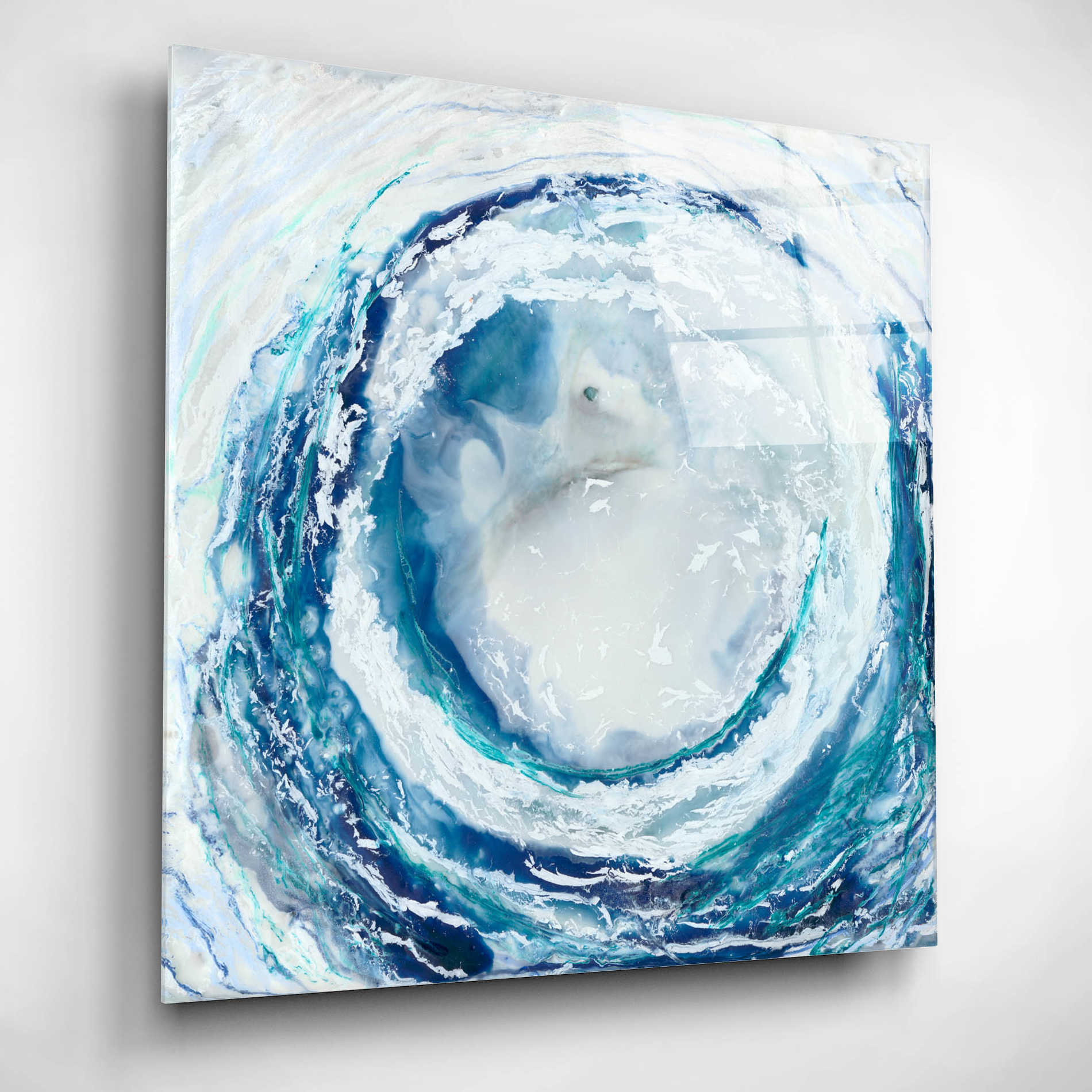 Epic Art 'Ocean Eye II' by Renee W Stramel, Acrylic Glass Wall Art,12x12