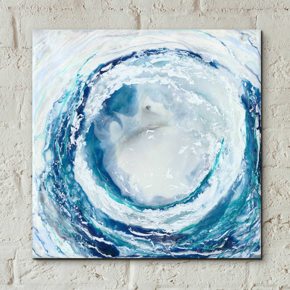 Epic Art 'Ocean Eye II' by Renee W Stramel, Acrylic Glass Wall Art,12x12