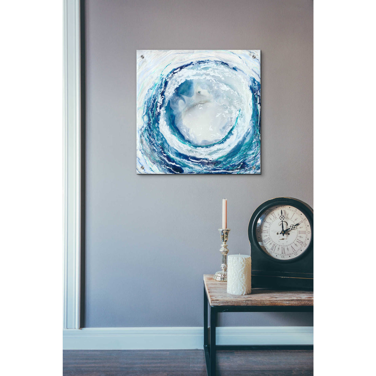 Epic Art 'Ocean Eye II' by Renee W Stramel, Acrylic Glass Wall Art,24x24