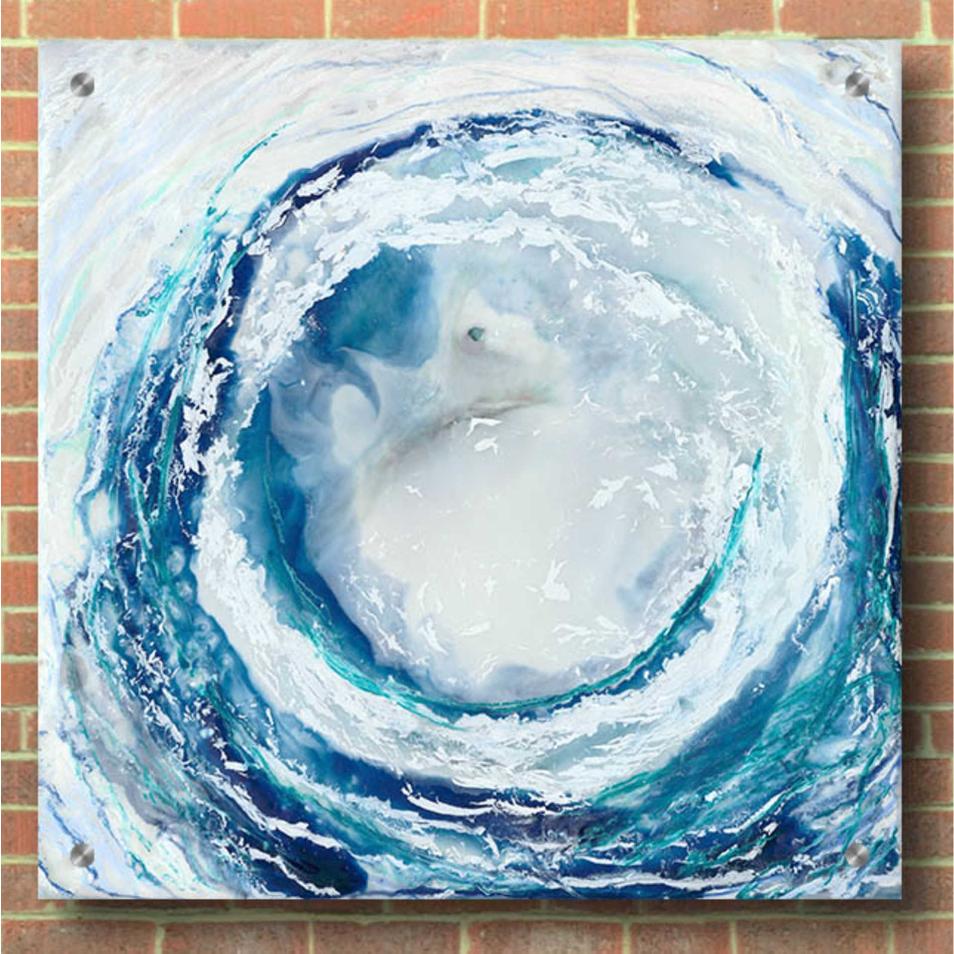 Epic Art 'Ocean Eye II' by Renee W Stramel, Acrylic Glass Wall Art,36x36