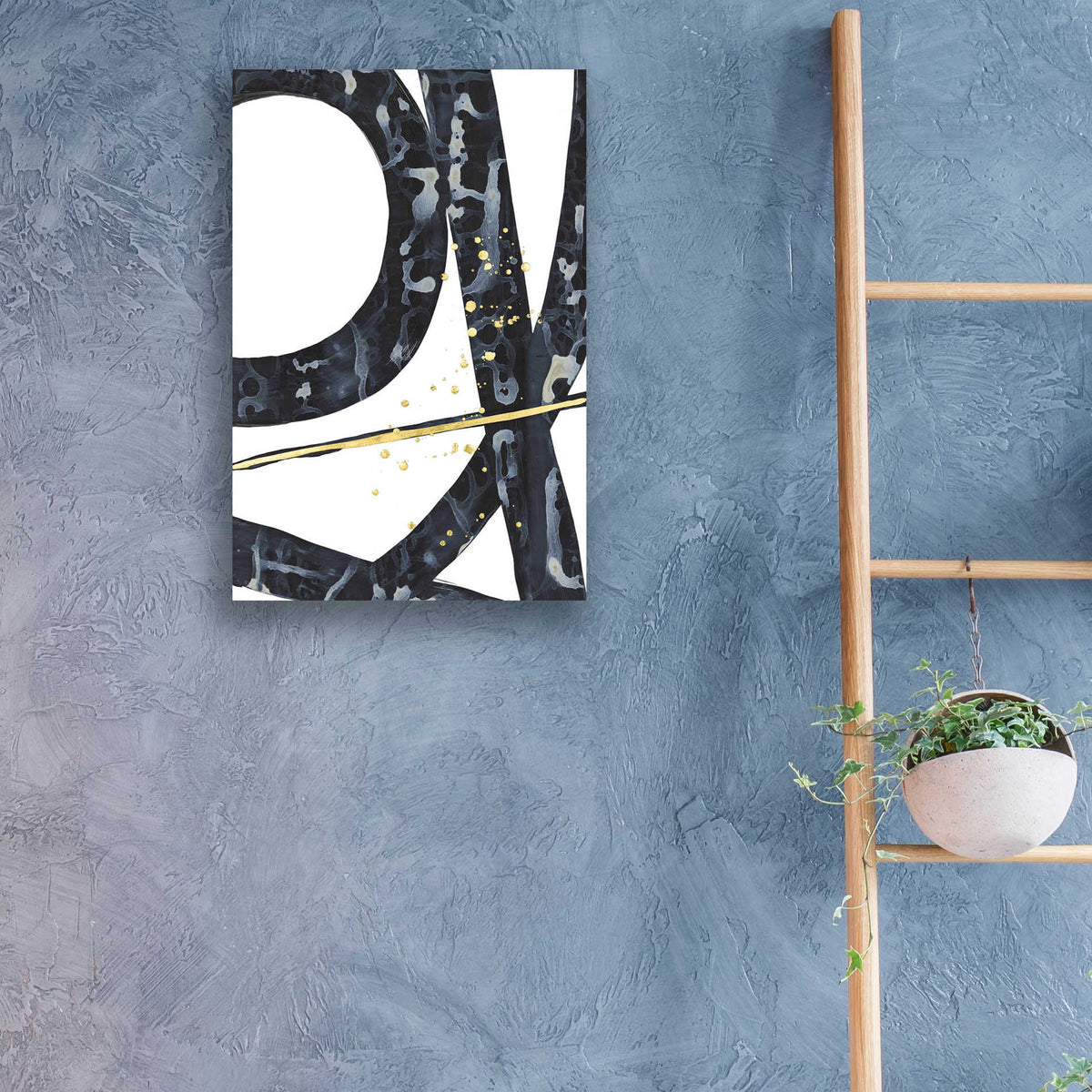 Epic Art 'Onyx Tracery II' by Renee W Stramel, Acrylic Glass Wall Art,16x24