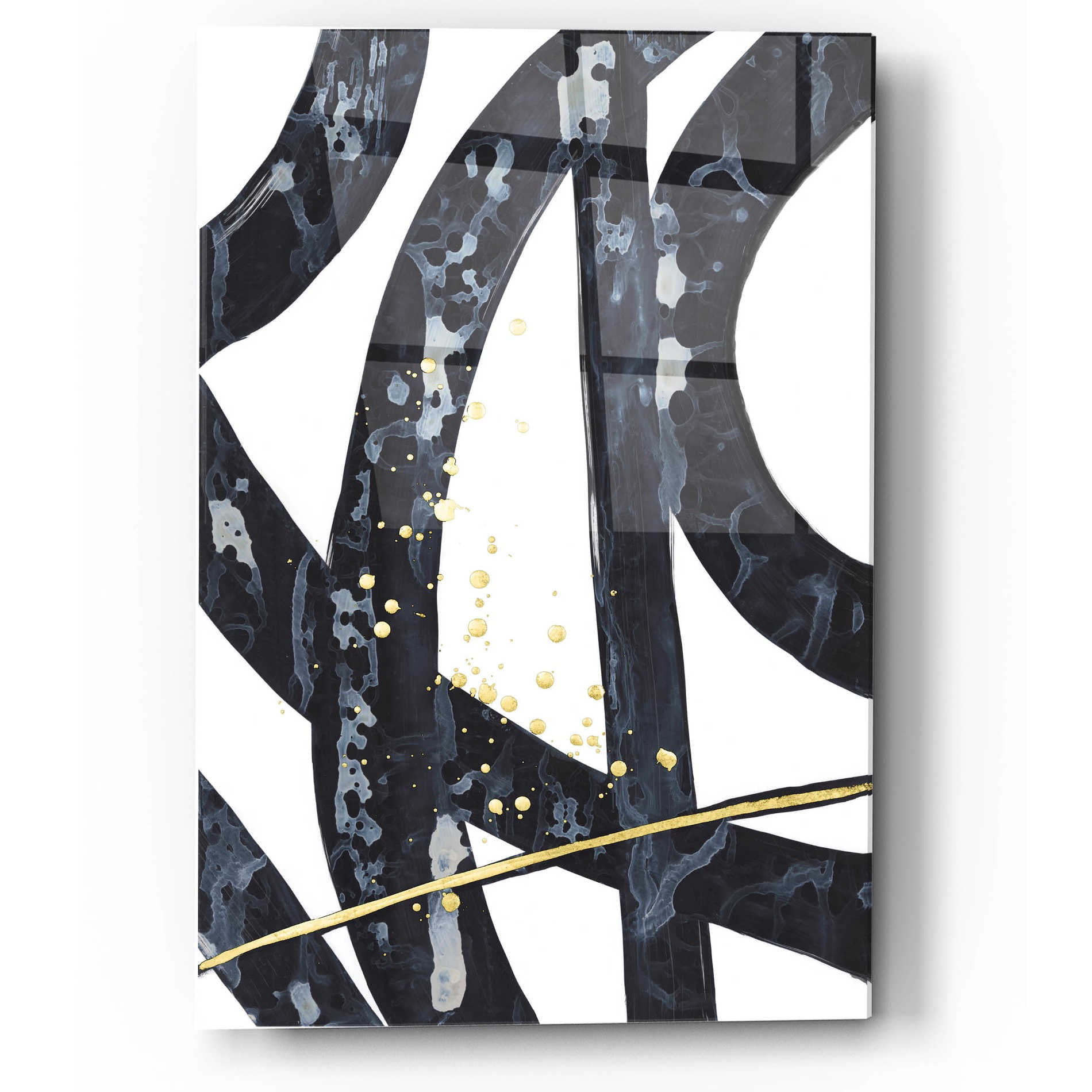 Epic Art 'Onyx Tracery I' by Renee W Stramel, Acrylic Glass Wall Art,12x16