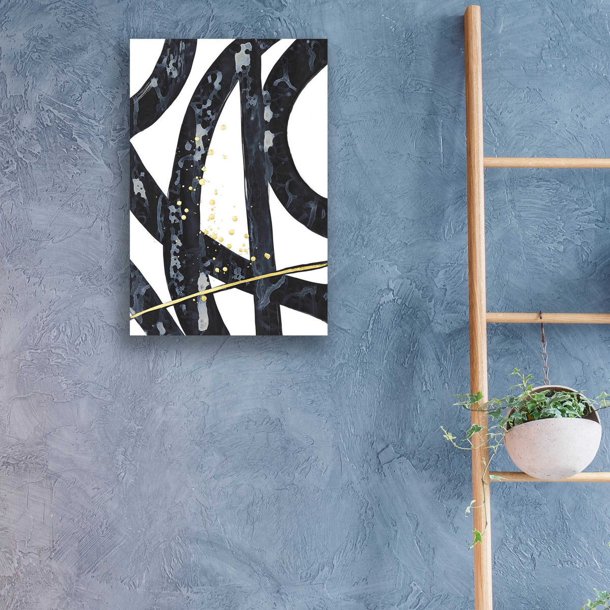 Epic Art 'Onyx Tracery I' by Renee W Stramel, Acrylic Glass Wall Art,16x24
