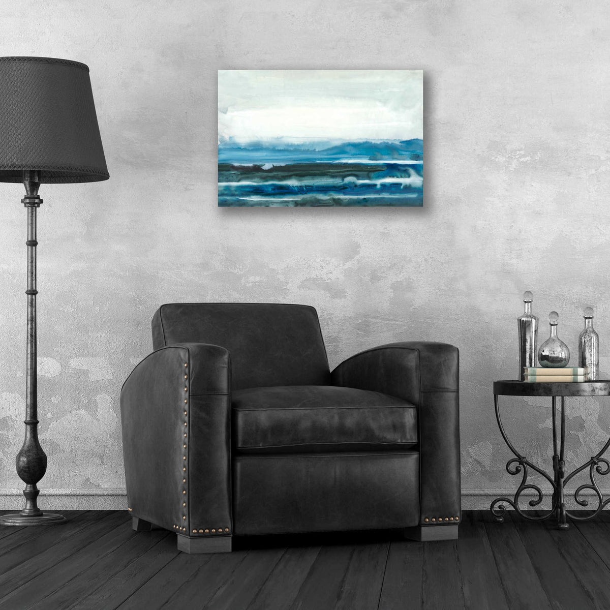 Epic Art 'Lake Country I' by Renee W Stramel, Acrylic Glass Wall Art,24x16