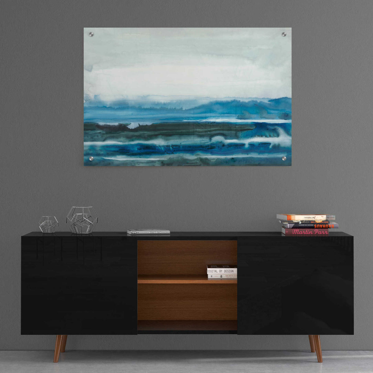 Epic Art 'Lake Country I' by Renee W Stramel, Acrylic Glass Wall Art,36x24