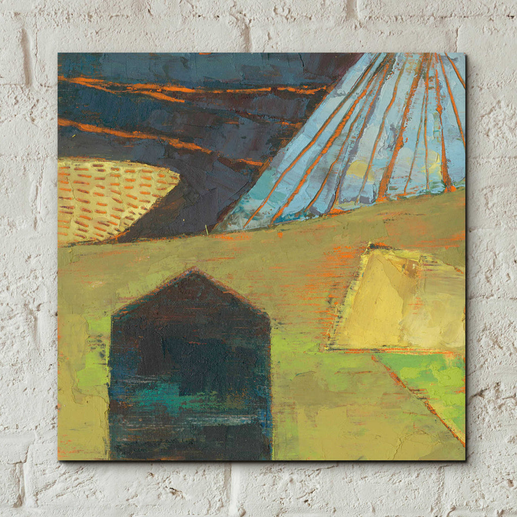 Epic Art 'Bear Valley Barn I' by Sue Jachimiec, Acrylic Glass Wall Art,12x12