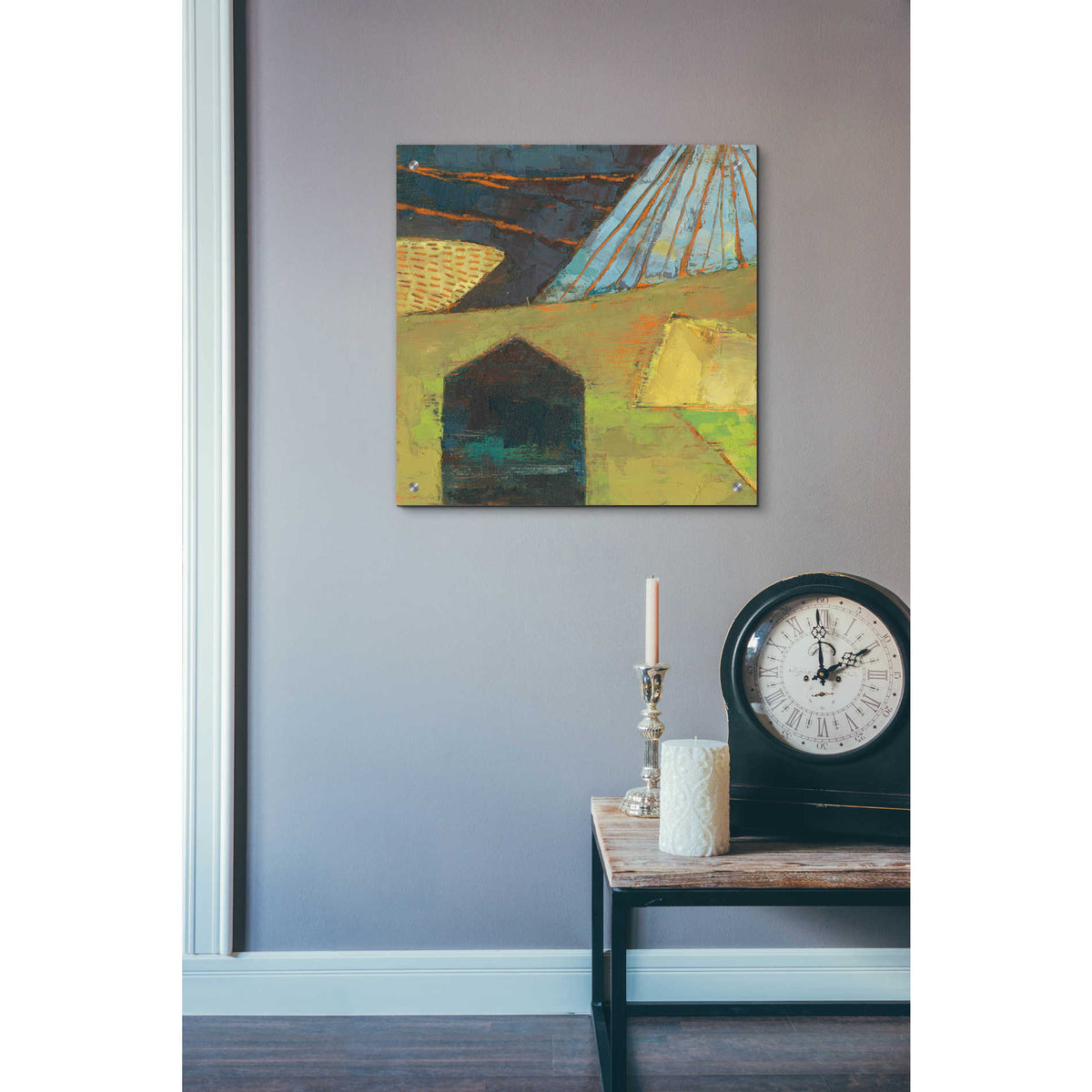 Epic Art 'Bear Valley Barn I' by Sue Jachimiec, Acrylic Glass Wall Art,24x24