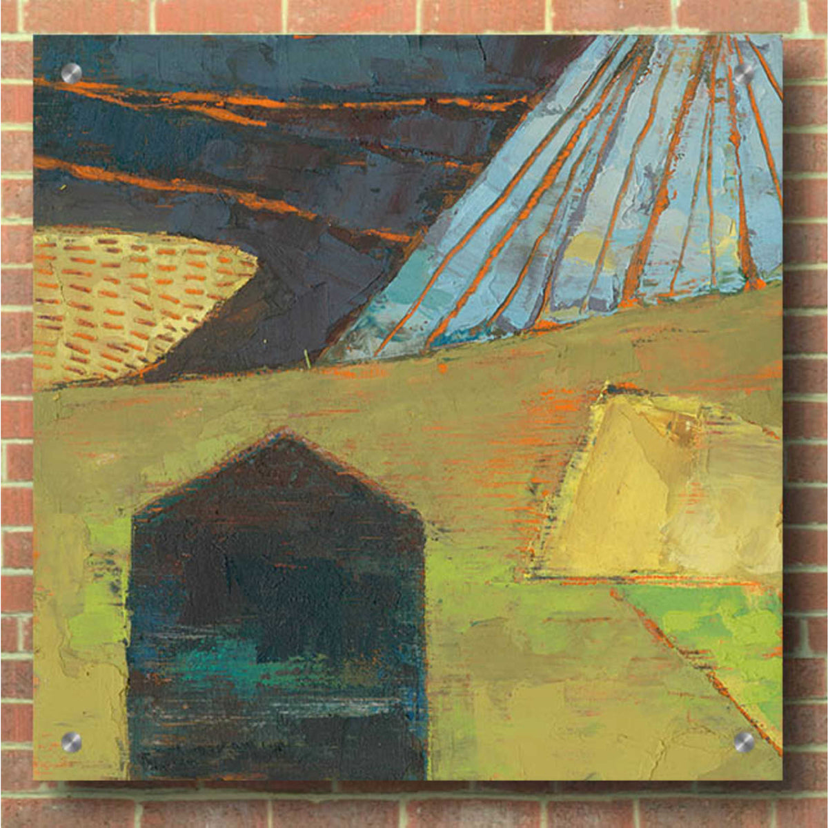 Epic Art 'Bear Valley Barn I' by Sue Jachimiec, Acrylic Glass Wall Art,36x36
