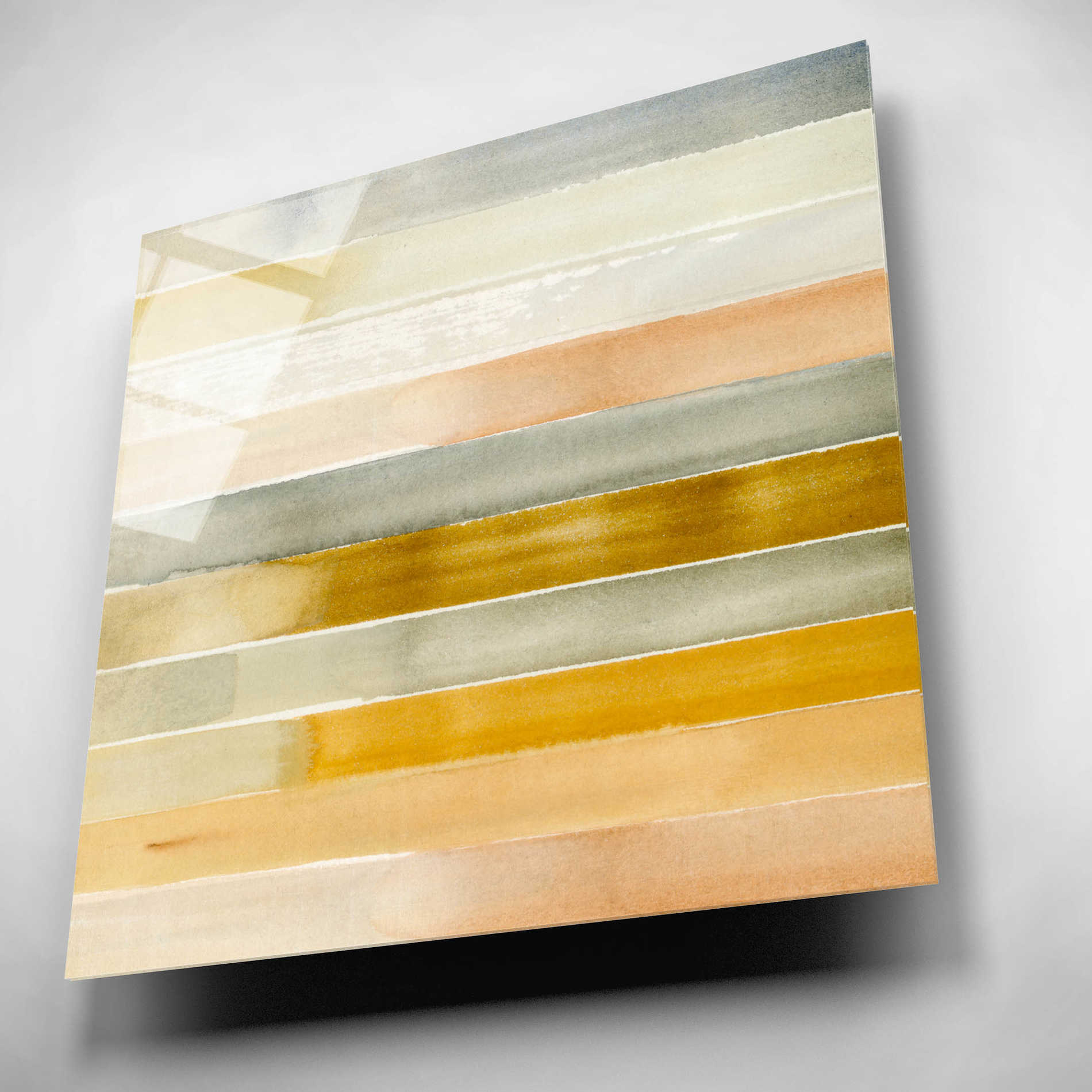 Epic Art 'Dreaming Borders I' by Annie Warren, Acrylic Glass Wall Art,12x12