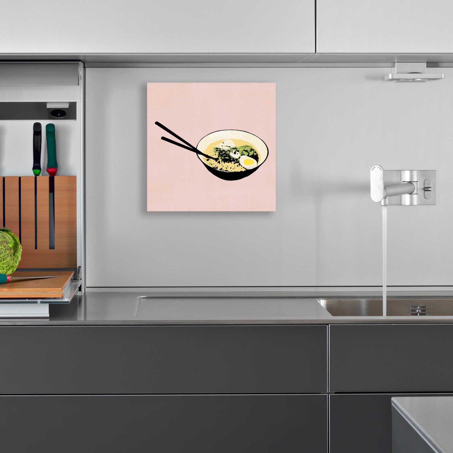 Epic Art 'Ramen Bar I' by Annie Warren, Acrylic Glass Wall Art,12x12