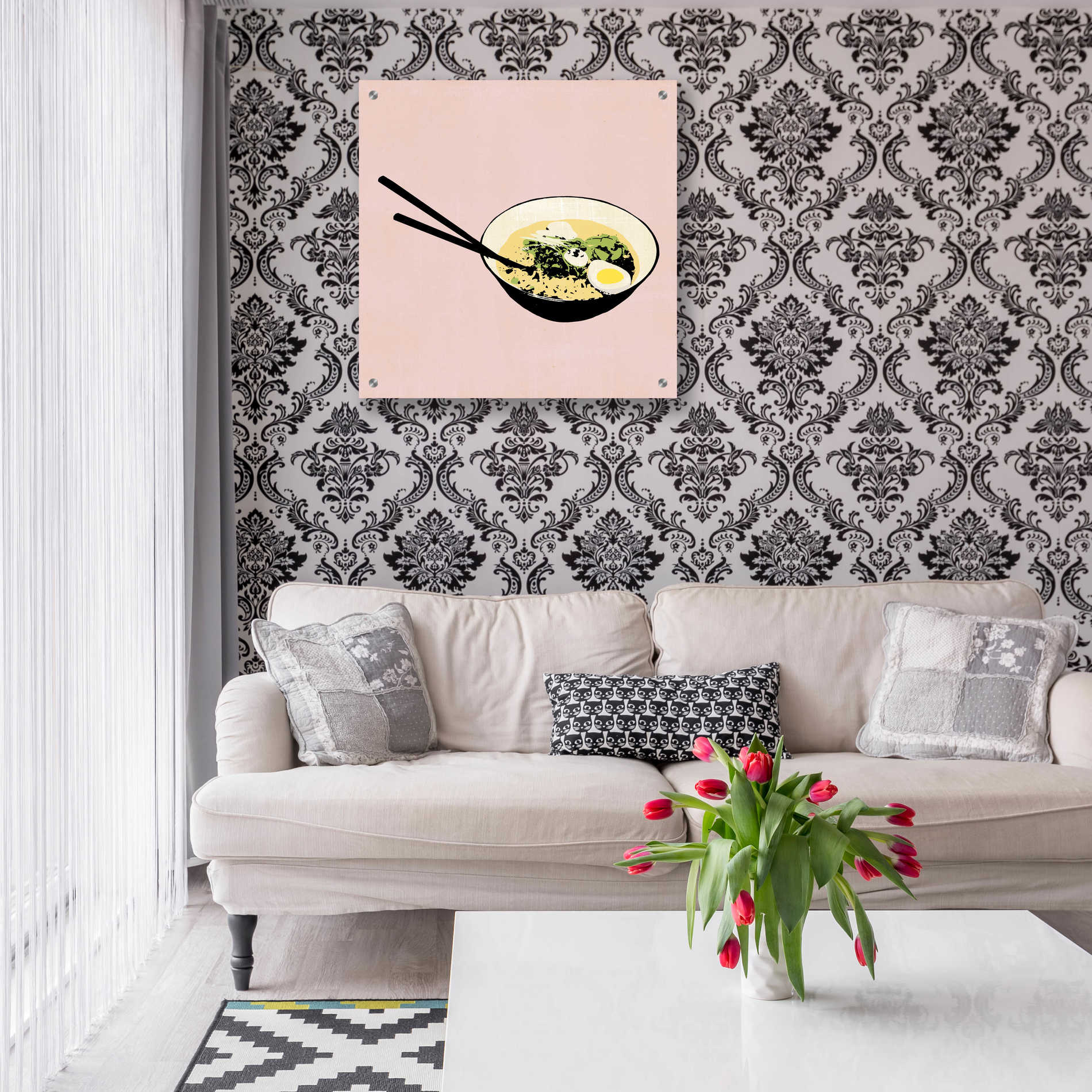 Epic Art 'Ramen Bar I' by Annie Warren, Acrylic Glass Wall Art,24x24