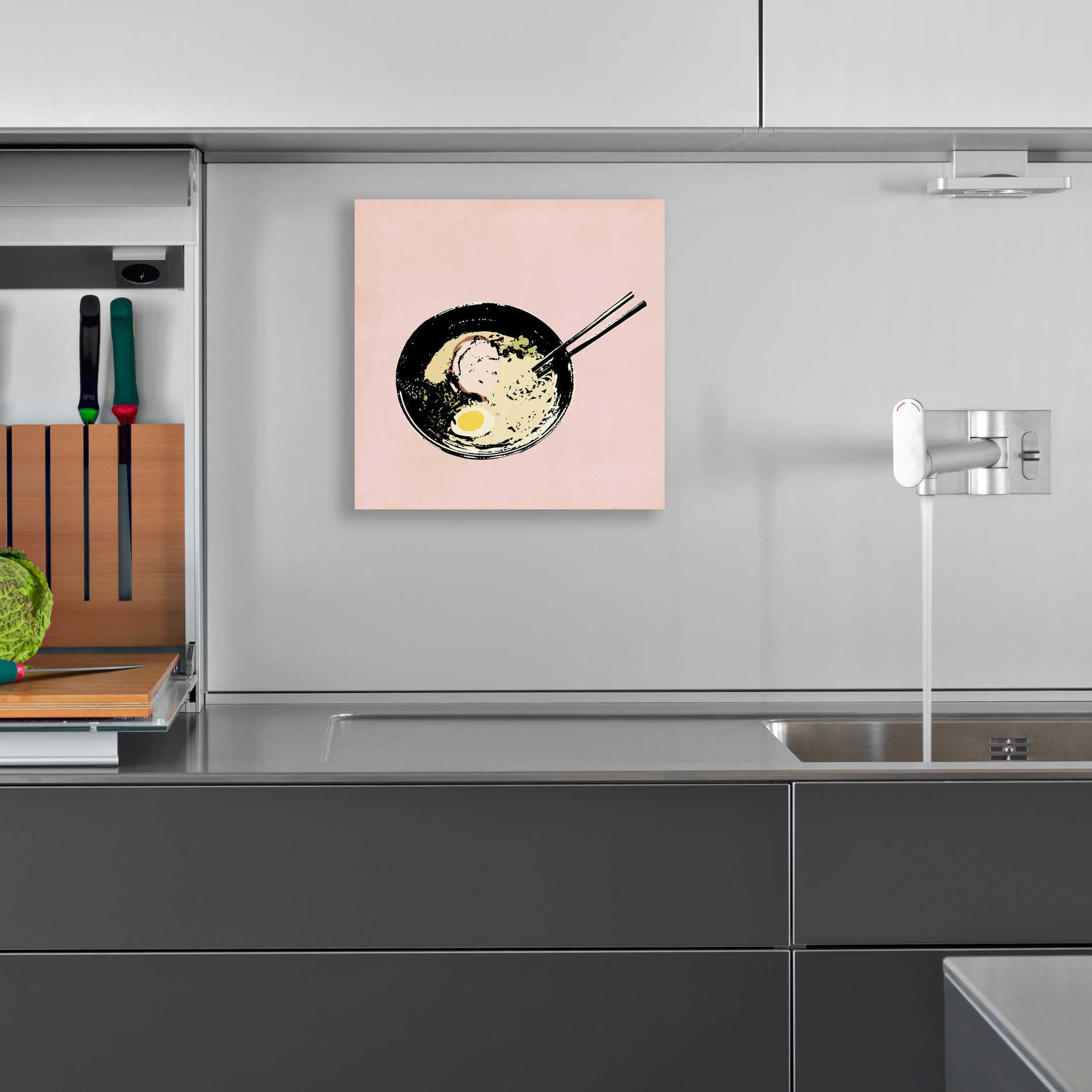 Epic Art 'Ramen Bar II' by Annie Warren, Acrylic Glass Wall Art,12x12