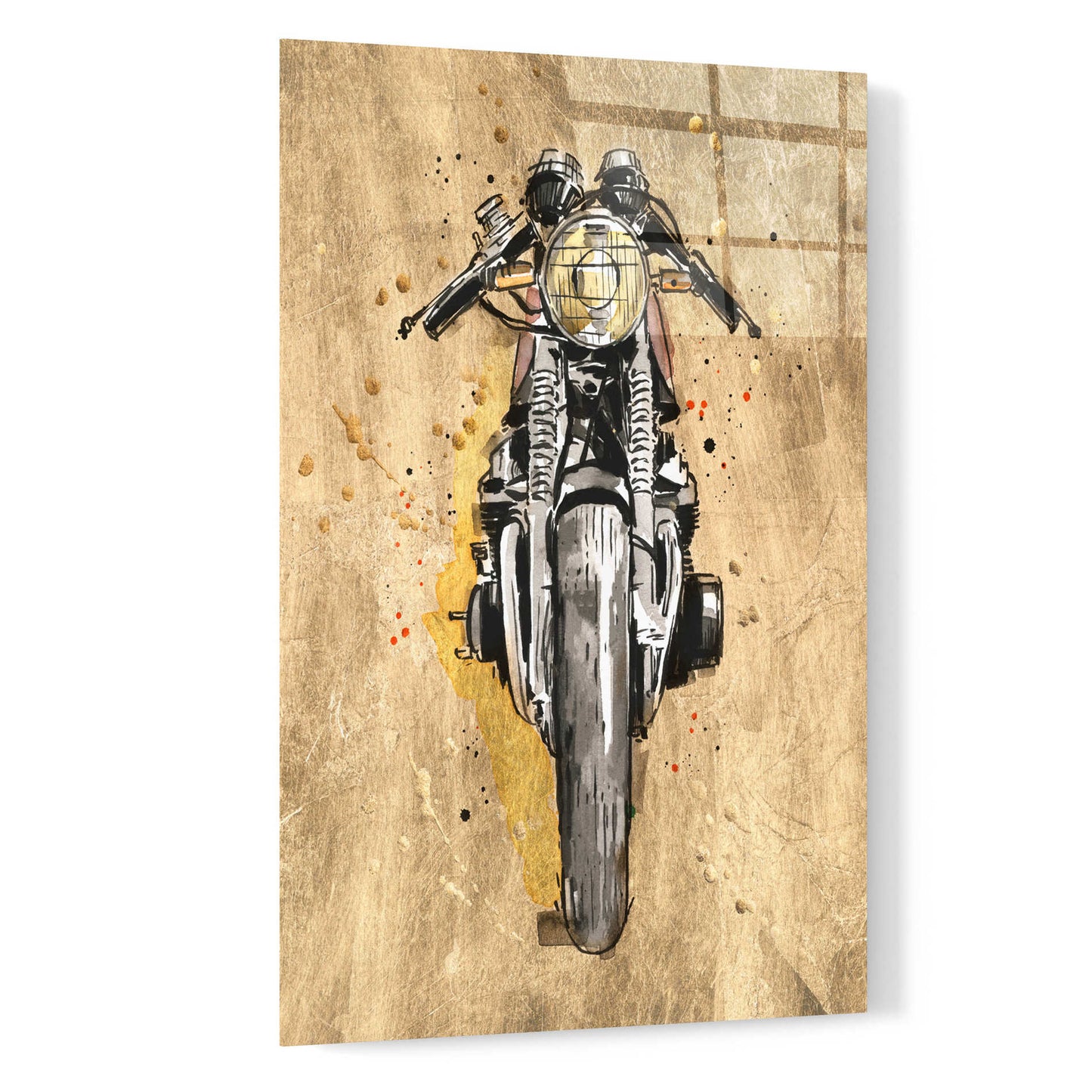 Epic Art 'Metallic Rider I' by Annie Warren, Acrylic Glass Wall Art,16x24