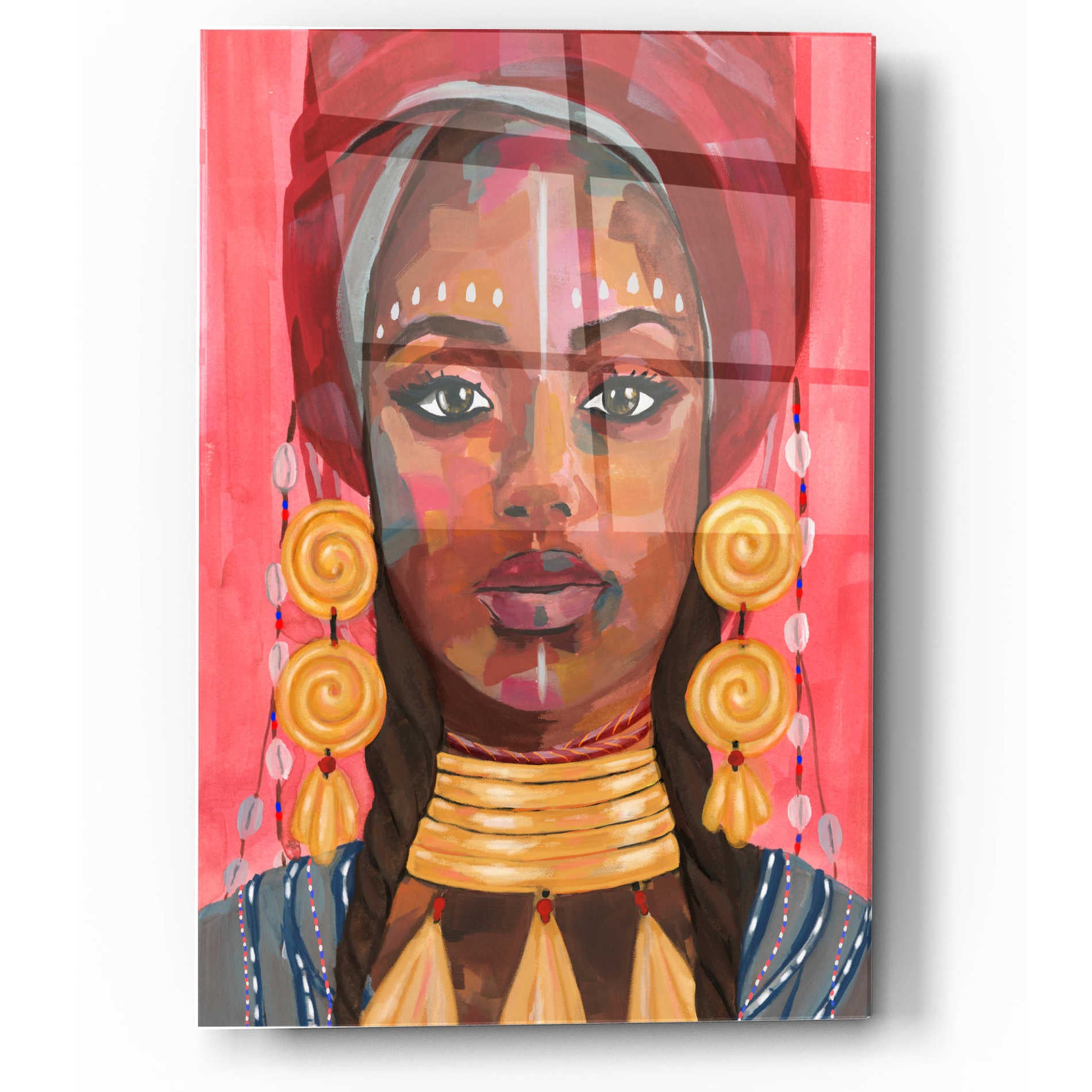 Epic Art 'Ornament Empress I' by Annie Warren, Acrylic Glass Wall Art,12x16