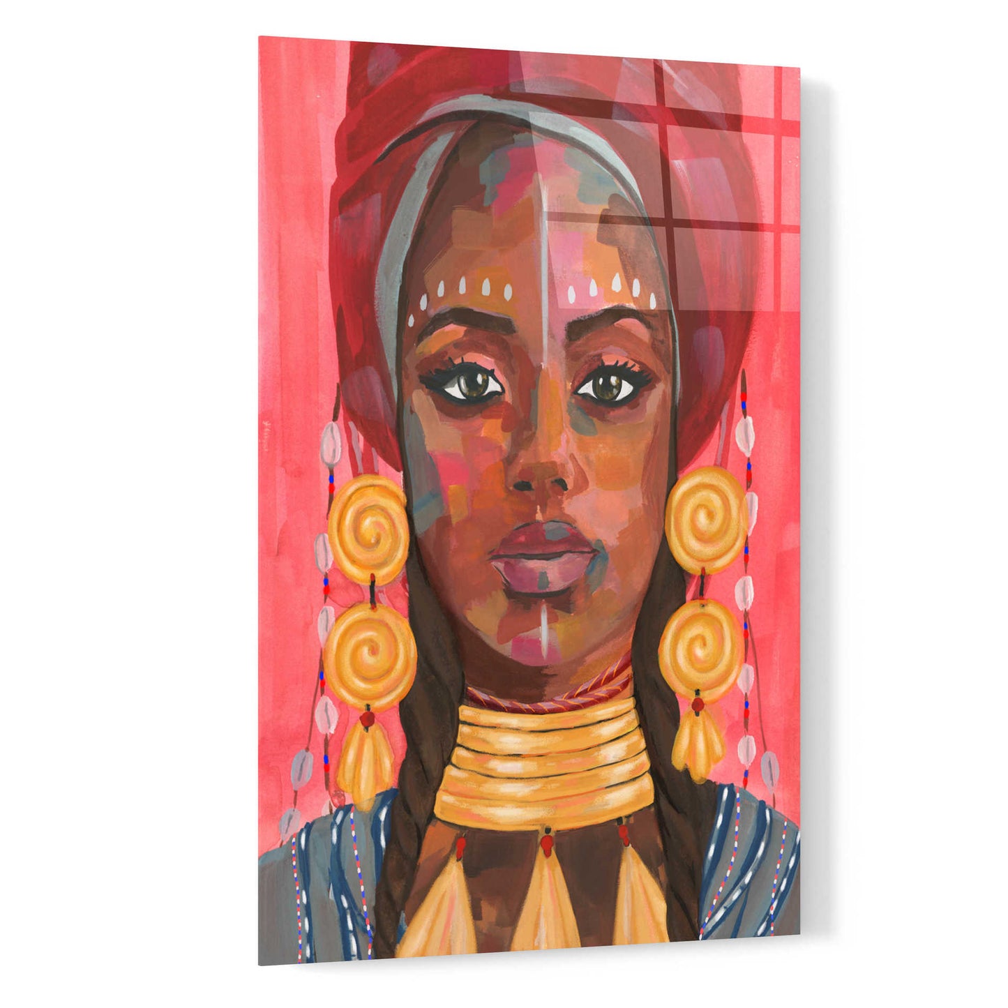 Epic Art 'Ornament Empress I' by Annie Warren, Acrylic Glass Wall Art,16x24