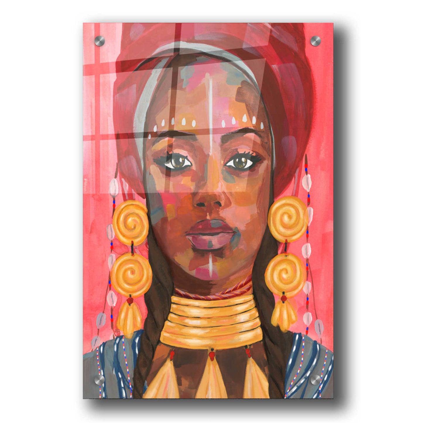 Epic Art 'Ornament Empress I' by Annie Warren, Acrylic Glass Wall Art,24x36