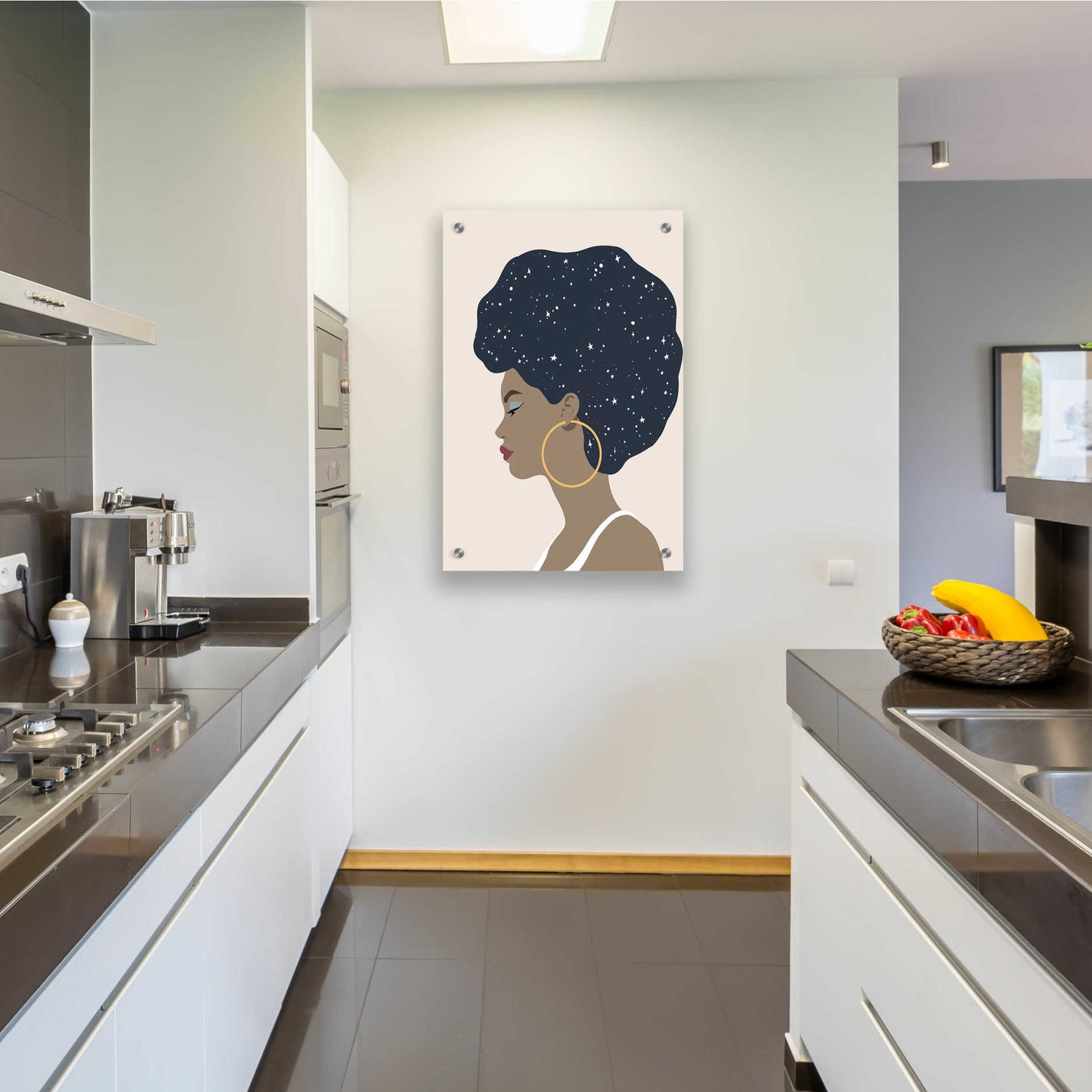 Epic Art 'Heavenly Hair I' by Annie Warren, Acrylic Glass Wall Art,24x36