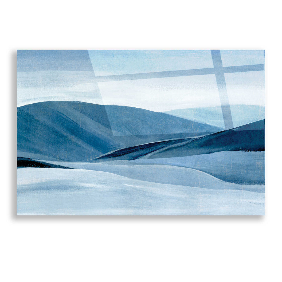 Epic Art 'Indigo Range II' by Annie Warren, Acrylic Glass Wall Art