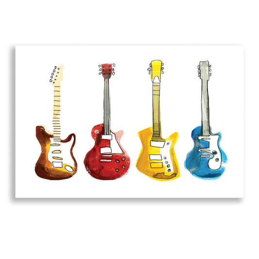 Epic Art 'String Band I' by Annie Warren, Acrylic Glass Wall Art