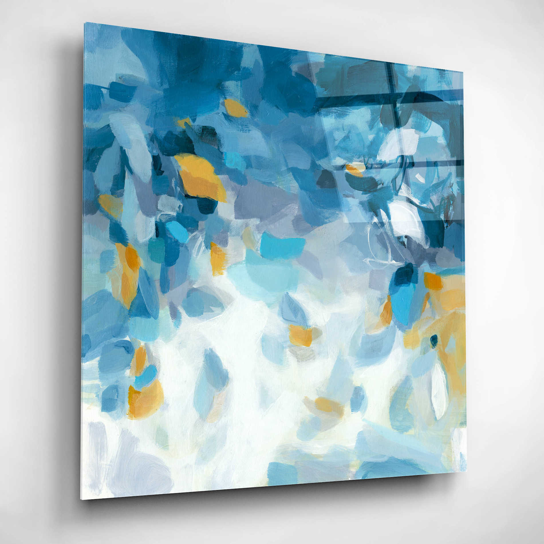 Epic Art 'Blue Dreams' by Christina Long, Acrylic Glass Wall Art,12x12