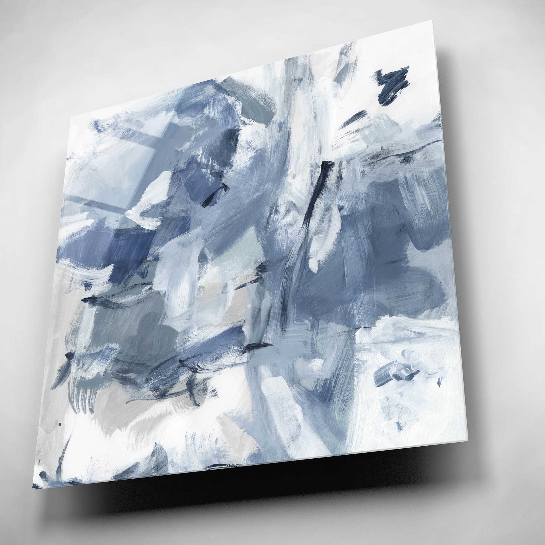 Epic Art 'Winter Air I' by Christina Long, Acrylic Glass Wall Art,12x12