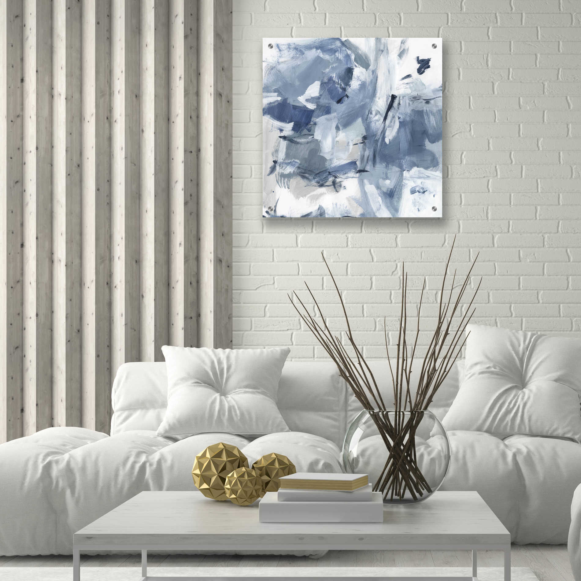 Epic Art 'Winter Air I' by Christina Long, Acrylic Glass Wall Art,24x24