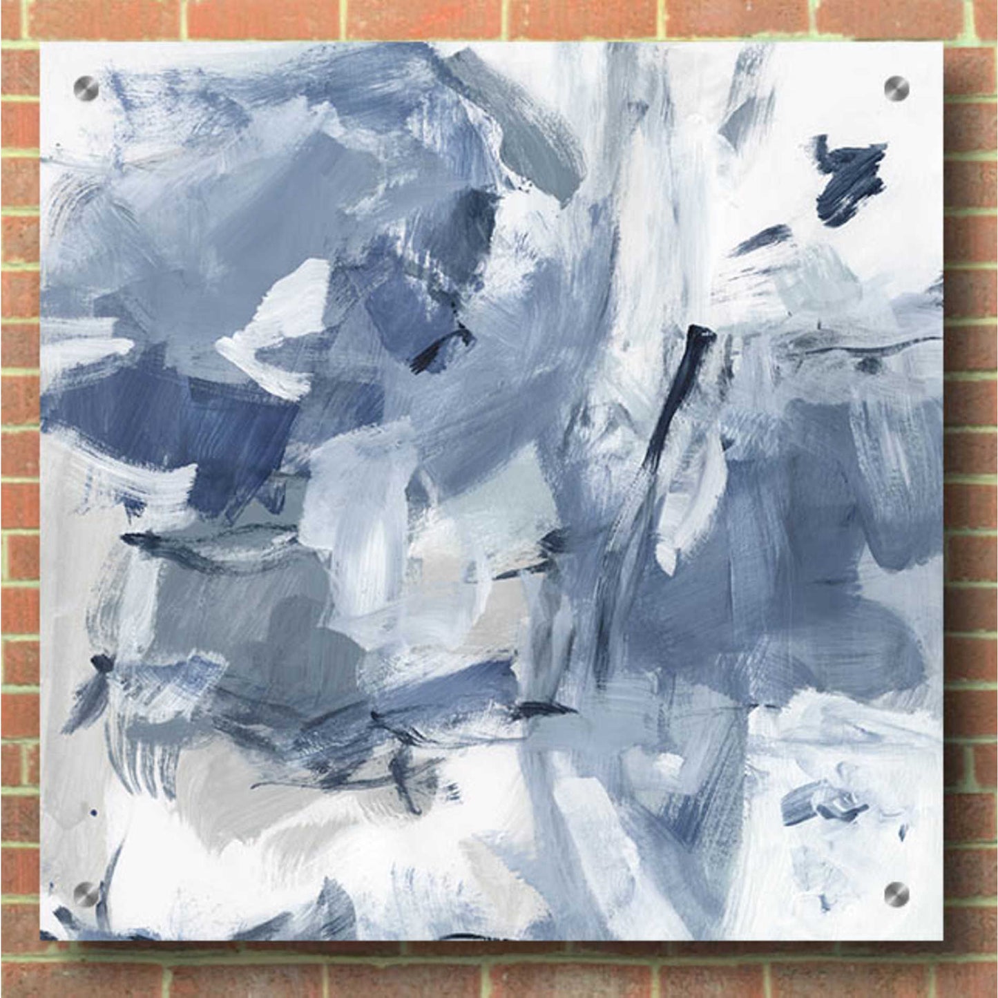 Epic Art 'Winter Air I' by Christina Long, Acrylic Glass Wall Art,36x36