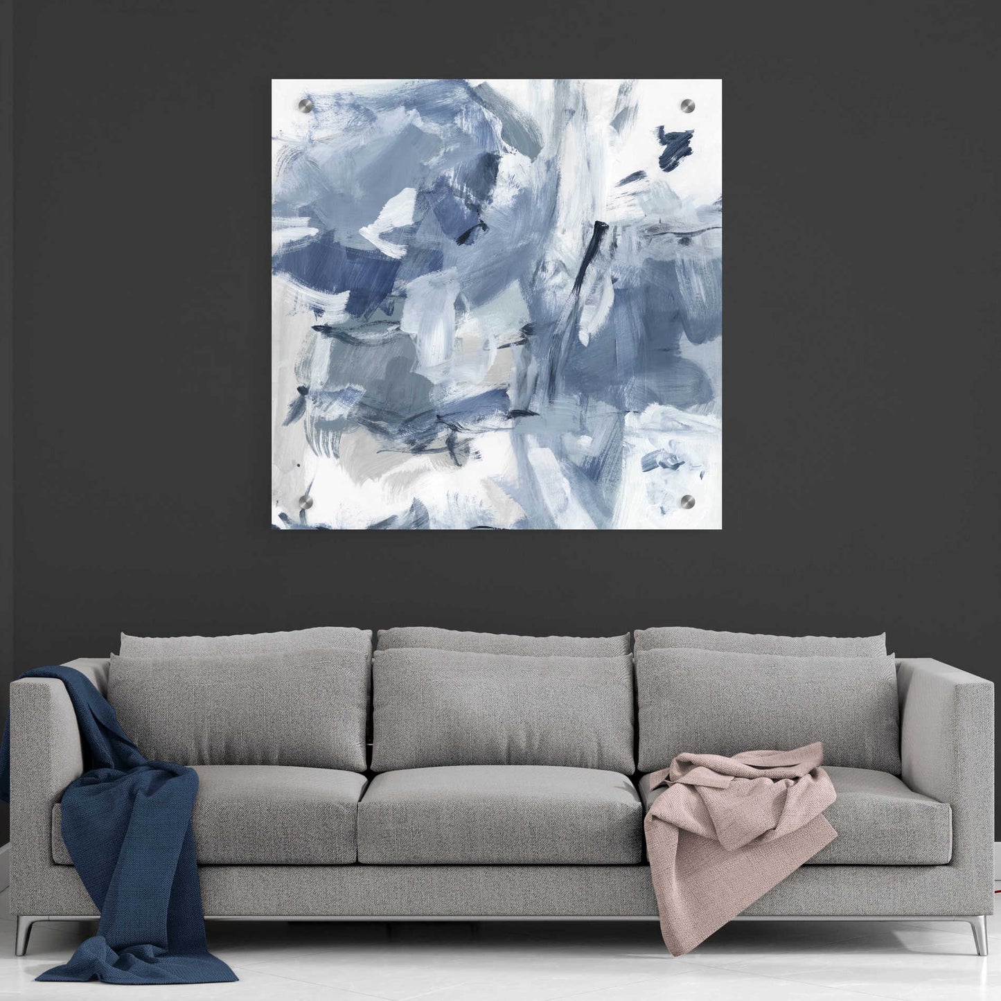 Epic Art 'Winter Air I' by Christina Long, Acrylic Glass Wall Art,36x36