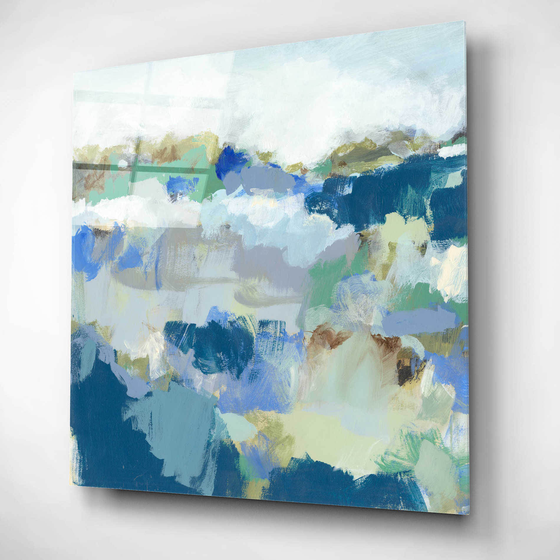 Epic Art 'Dusty Roads II' by Christina Long, Acrylic Glass Wall Art,12x12