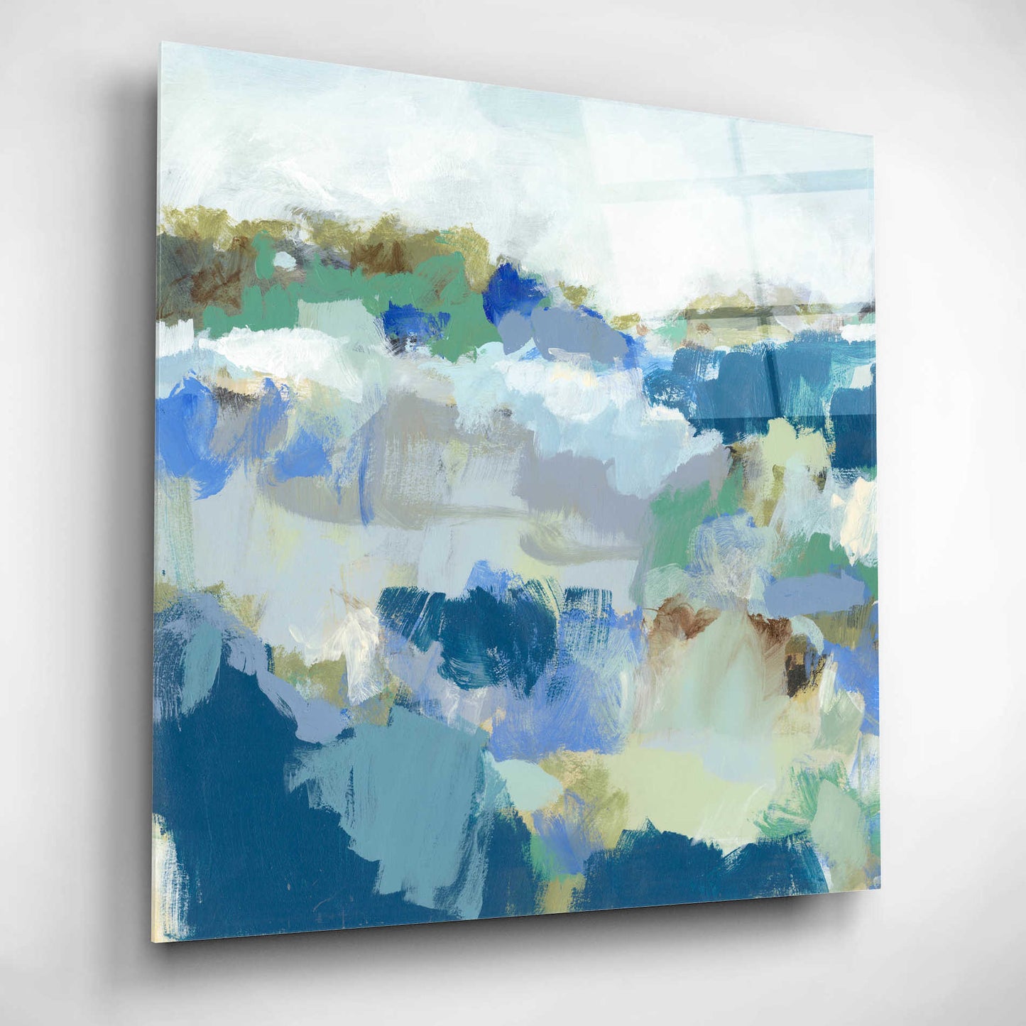 Epic Art 'Dusty Roads II' by Christina Long, Acrylic Glass Wall Art,12x12