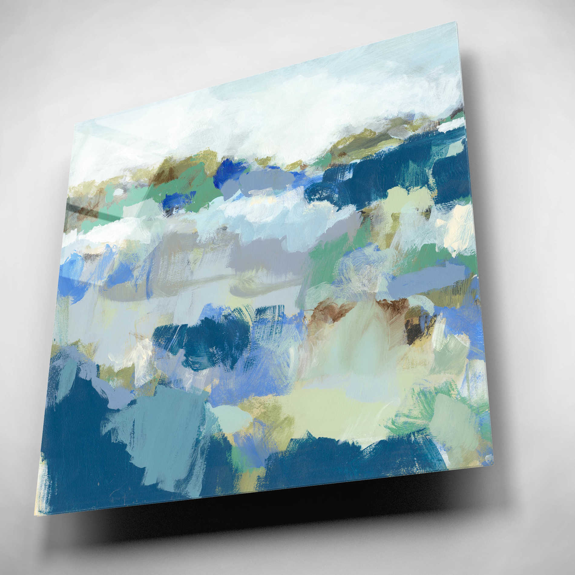 Epic Art 'Dusty Roads II' by Christina Long, Acrylic Glass Wall Art,12x12